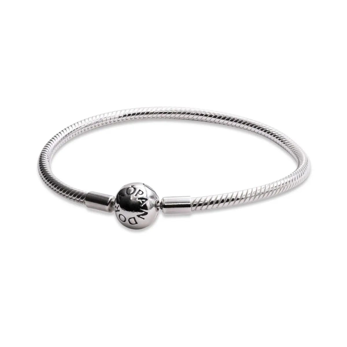 Pandora Smooth Silver Clasp Bracelet - 590728-20