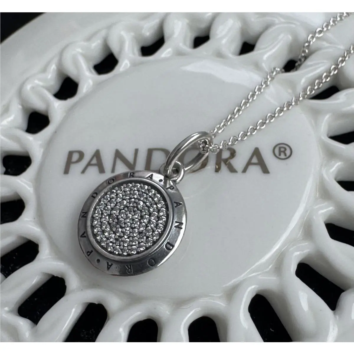 Pandora Signature Chain Necklace 390375CZ- 70 cm / 27.5