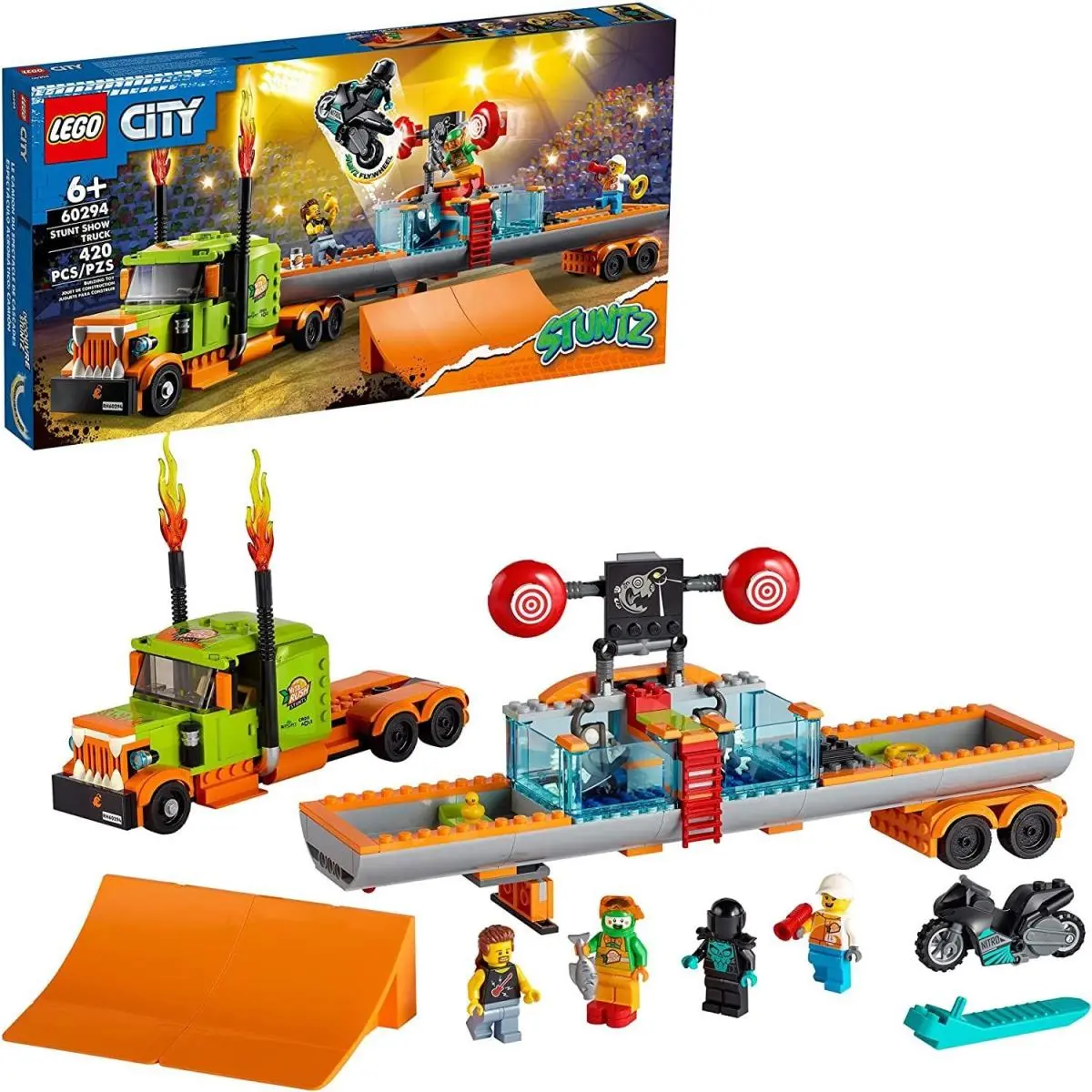 Lego City Stunt Show Truck 60294 Building Kit