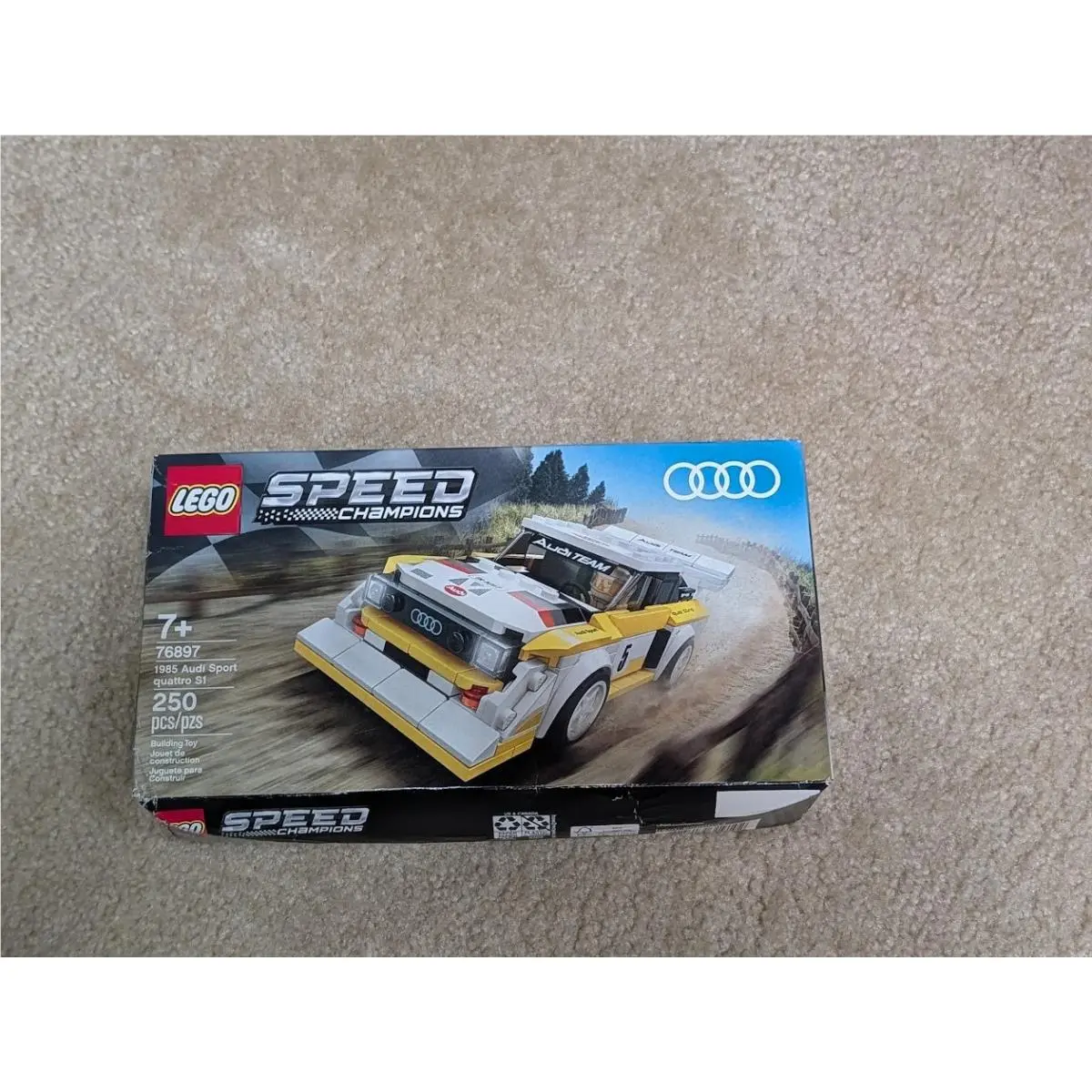 Lego Speed Champions 1985 Audi Sport Quattro S1 76897 Race Car 250 Pcs