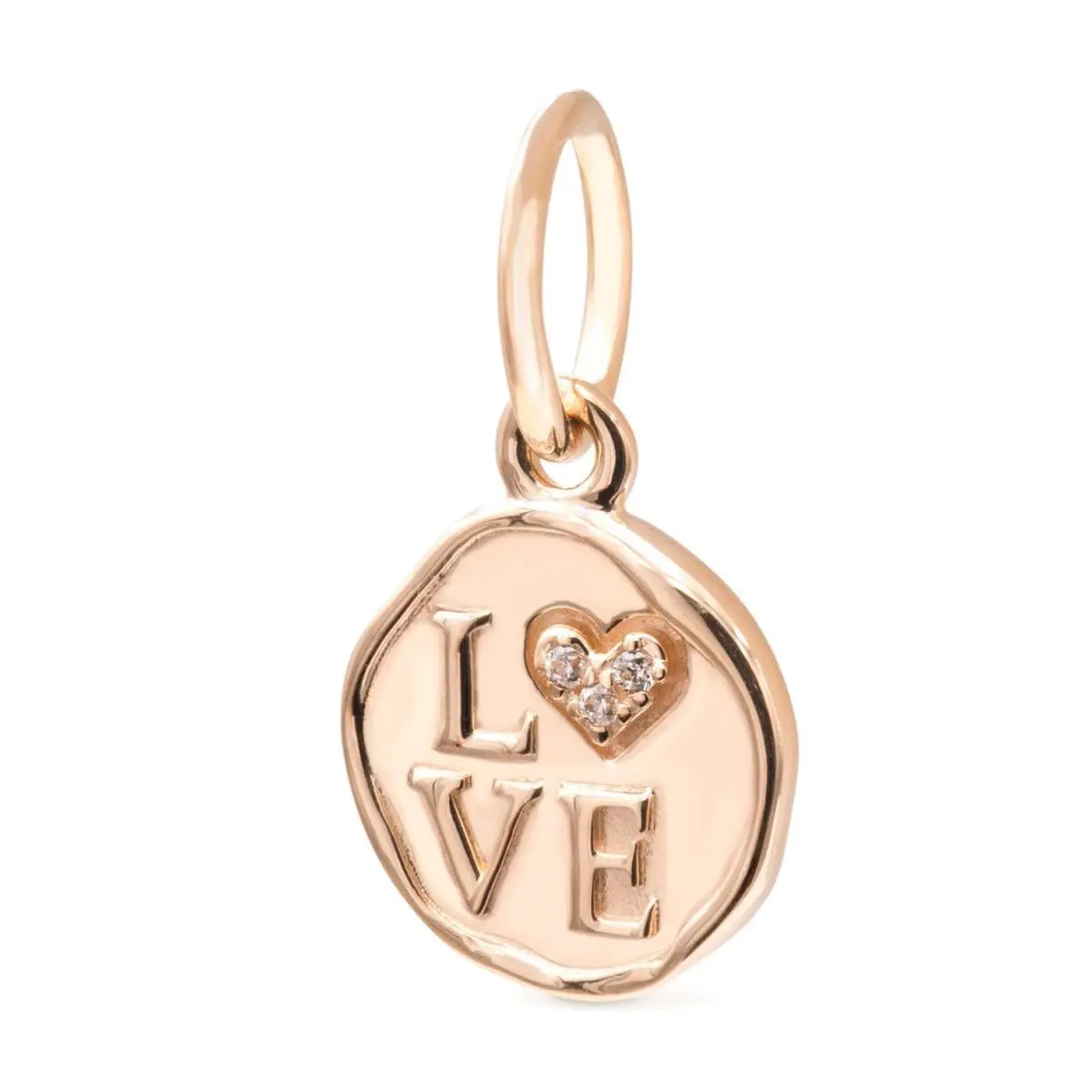 Pandora Sparkling Love Stamp Dangle Charm 752605C01