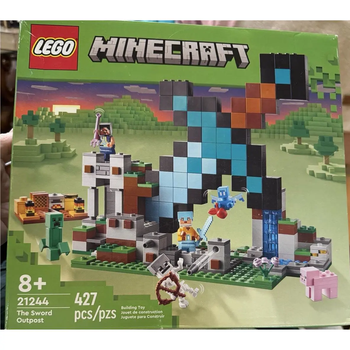 Lego Minecraft The Sword Outpost 21244 427 Pieces