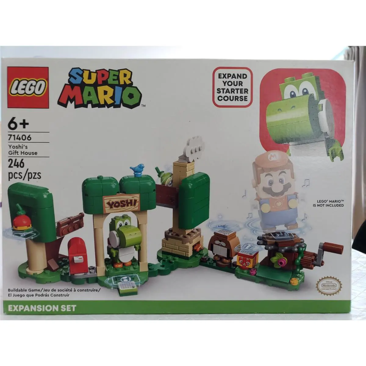 Lego Super Mario: Yoshi`s Gift House 71406 See Box Condition Retired