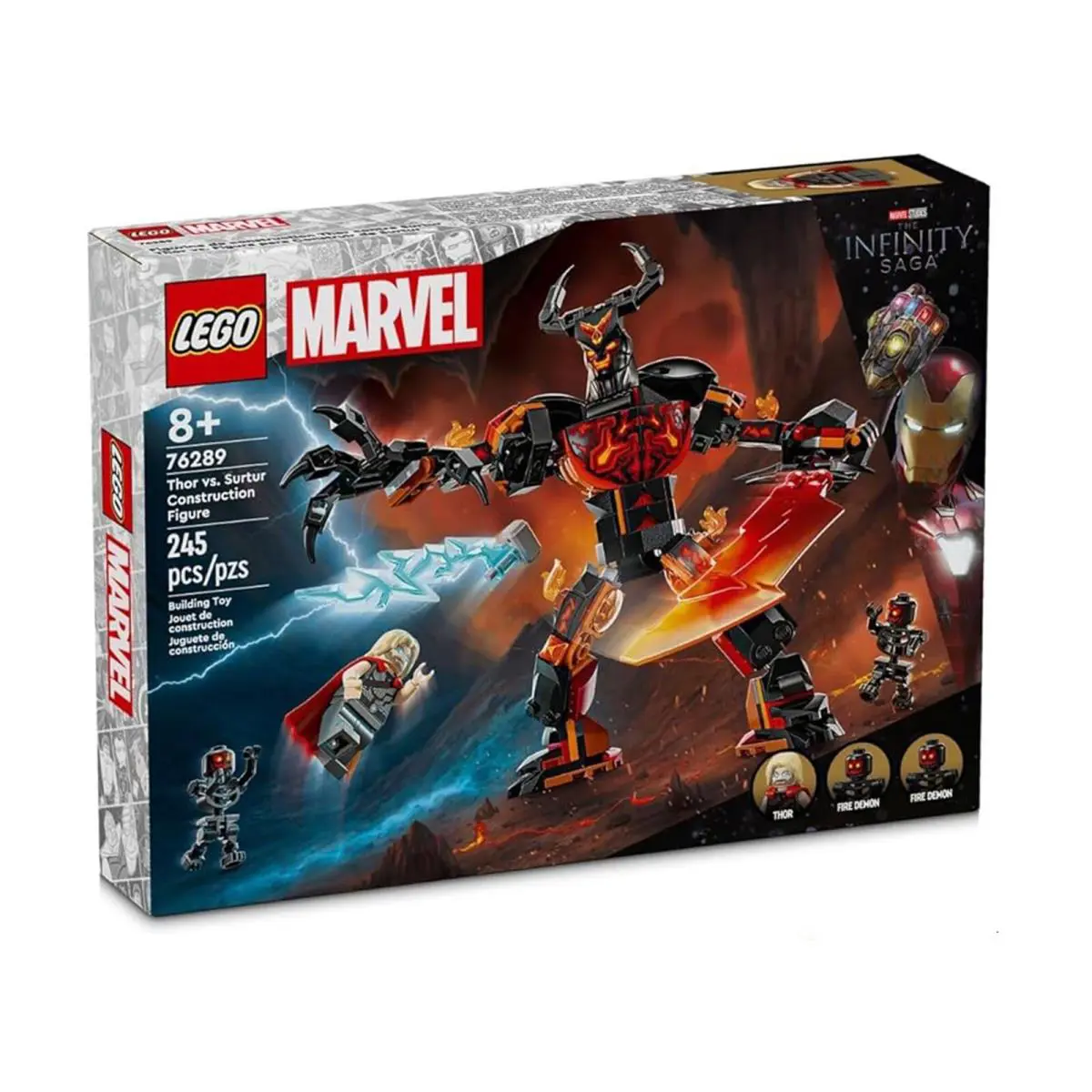 Lego Marvel Thor VS Surtur Construction Figure Building Set 76289