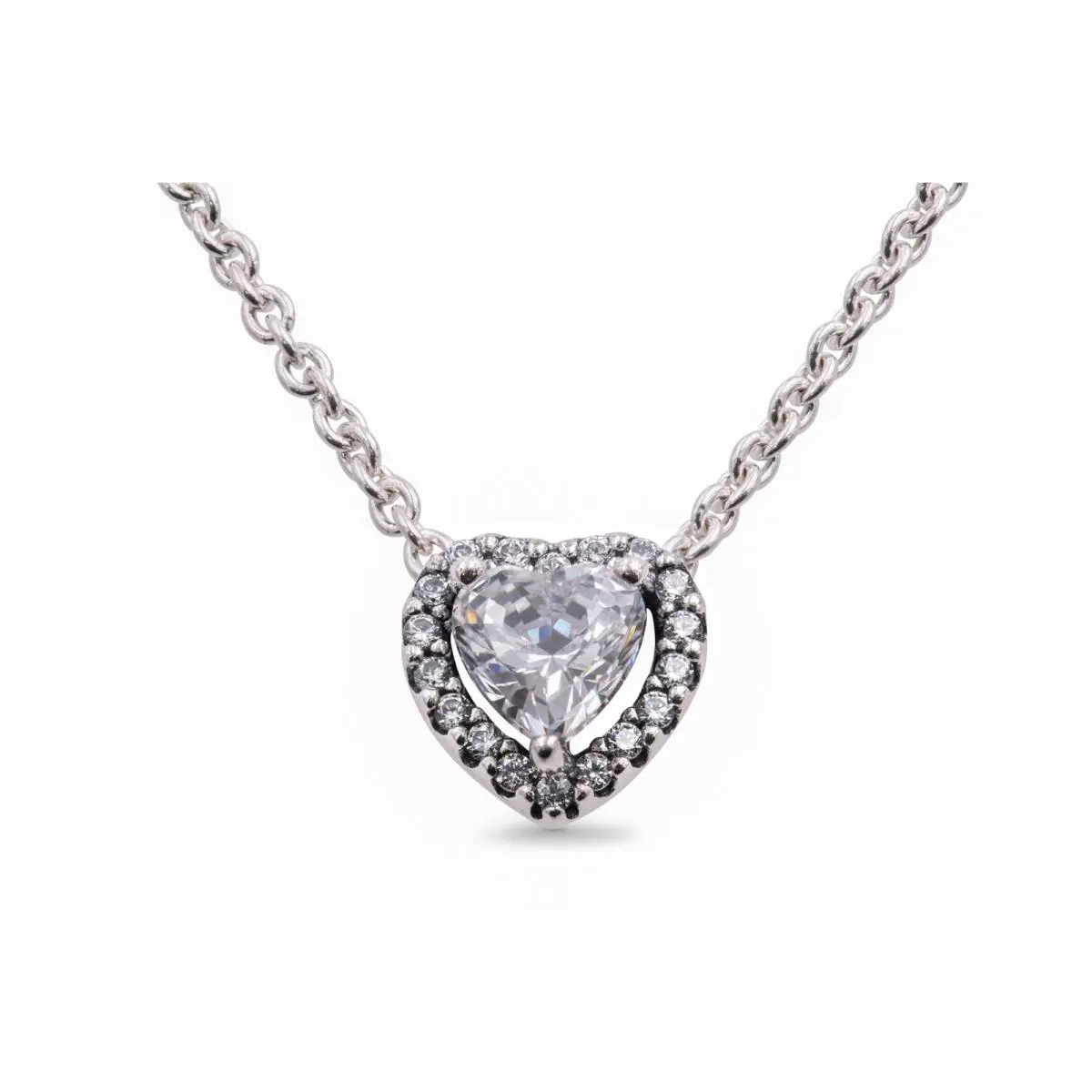 Pandora Elevated Heart Necklace - 398425C01-45