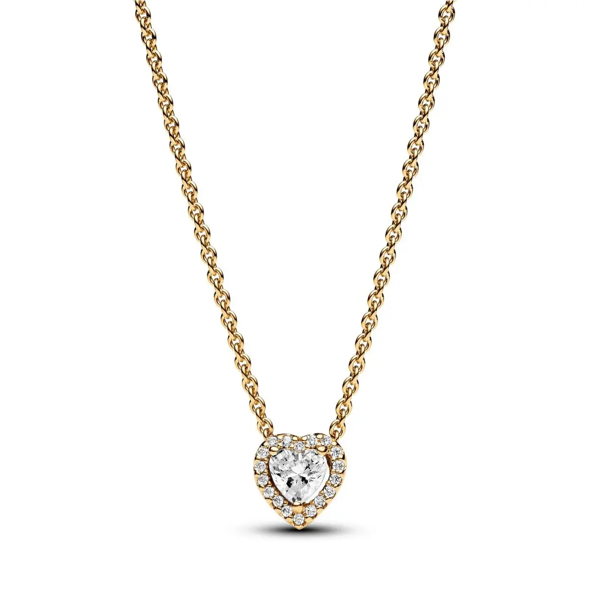 Pandora Sparkling Heart Collier Necklace 368425C01-45