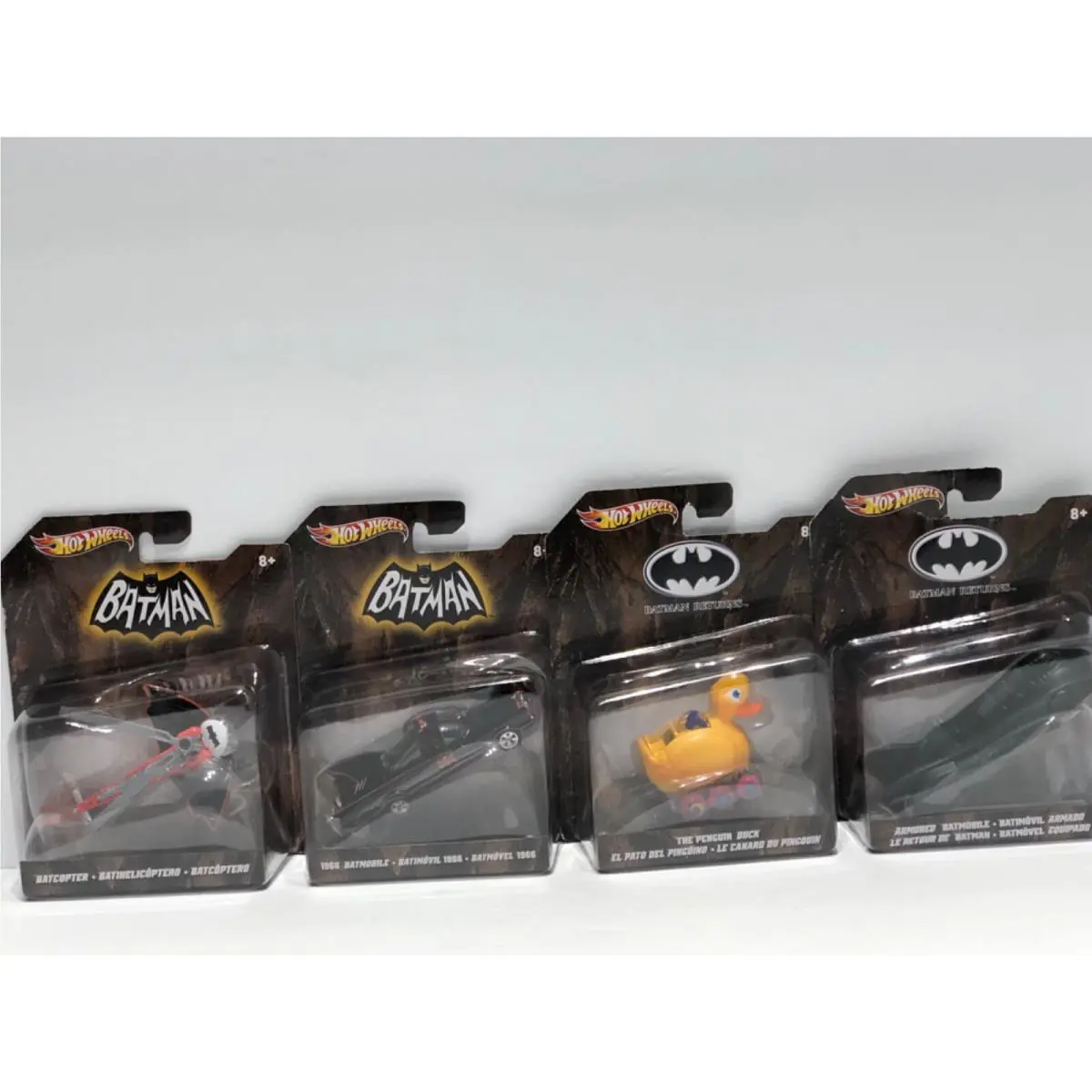 Hot Wheels Diecast 1:50 Scale Batman Vehicles X4033 X3081 X3079 X4040 4 Set