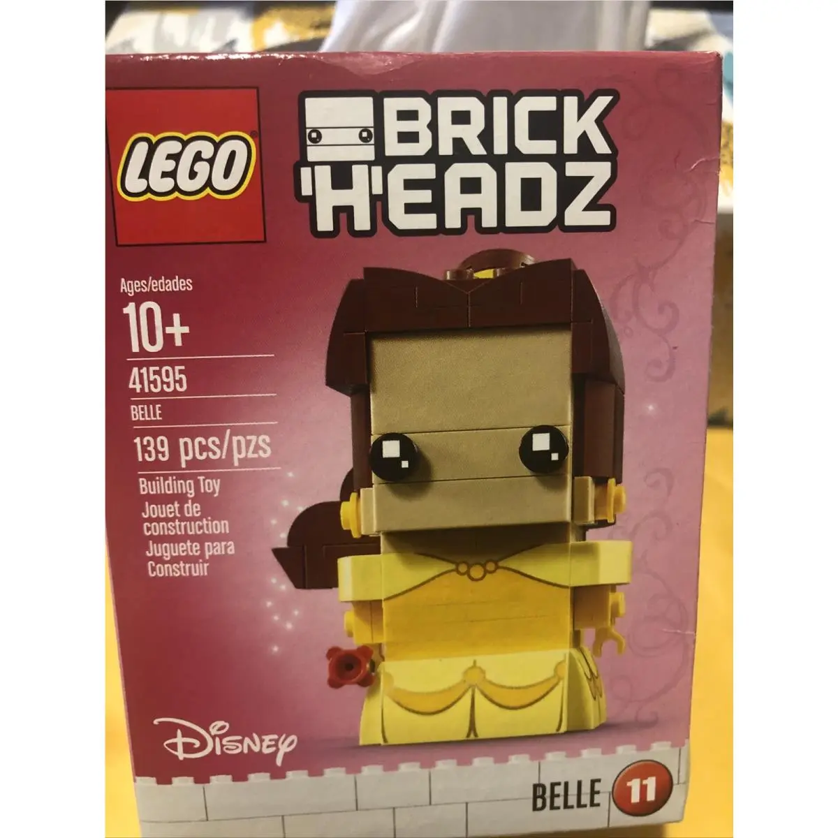 Lego Brickheadz Belle 41595 Building Kit Wear Box