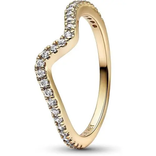 Pandora Sparkling Wave Ring 162539C01-52