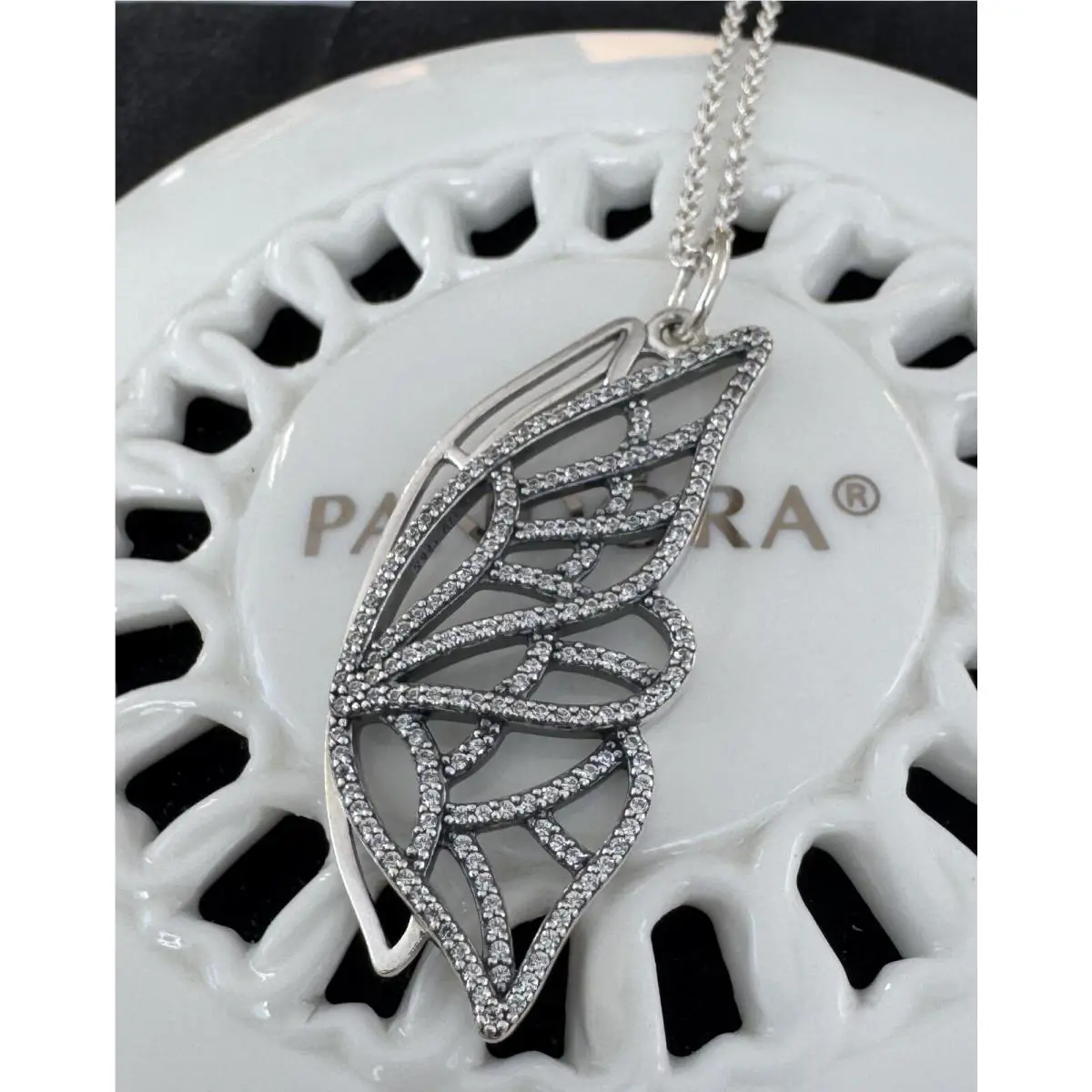 Pandora Beginning Butterfly Necklace 390367CZ- 90 cm / 35.4