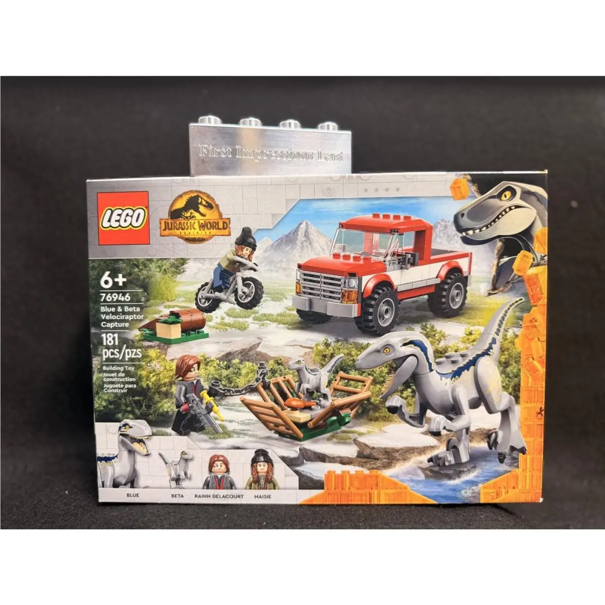 Lego 76946 2022 Jurassic World Blue Beta Velociraptor Capture Retired