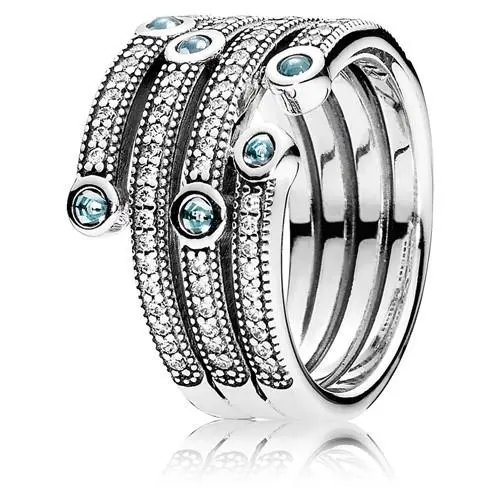 Pandora Shimmering Ocean - Frosty Mint Clear CZ 191002CZF-62