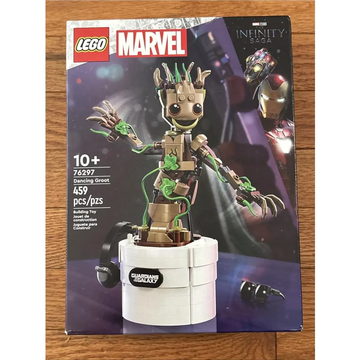 Lego Marvel Infinity Saga Dancing Groot 76297 459 Pcs Factory Selaed
