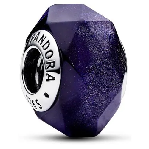 Pandora Faceted Blue Murano Glass Charm 792984C00
