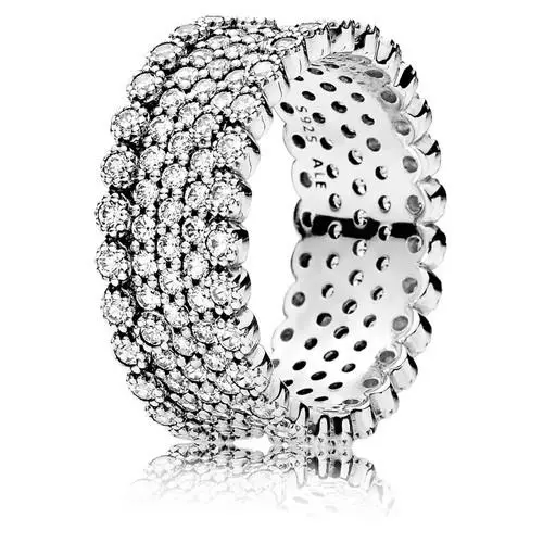 Pandora Ring in Sterling Silver with Pave-set Clear CZ 196313CZ-48