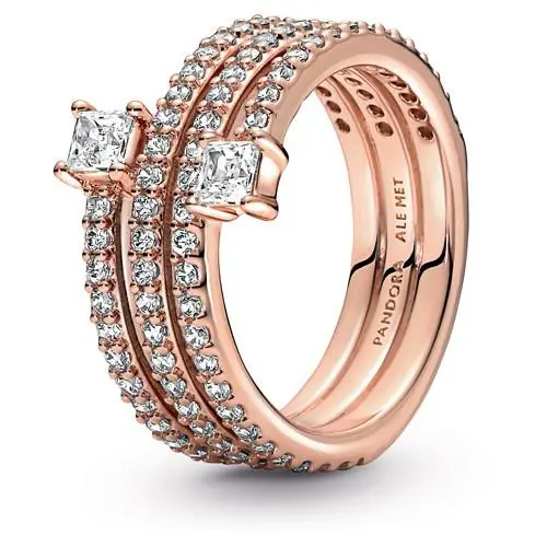 Pandora Triple Spiral Ring 180051C01-54