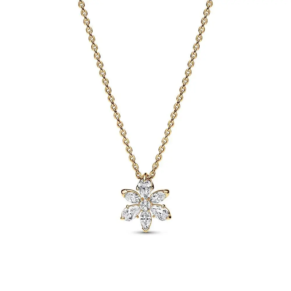 Sparkling Herbarium Cluster Pendant Necklace 362387C01-45 by Pandora