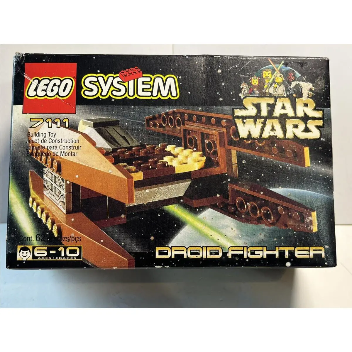 Lego Star Wars Droid Fighter Set 7111 Vintage 1999 Retired