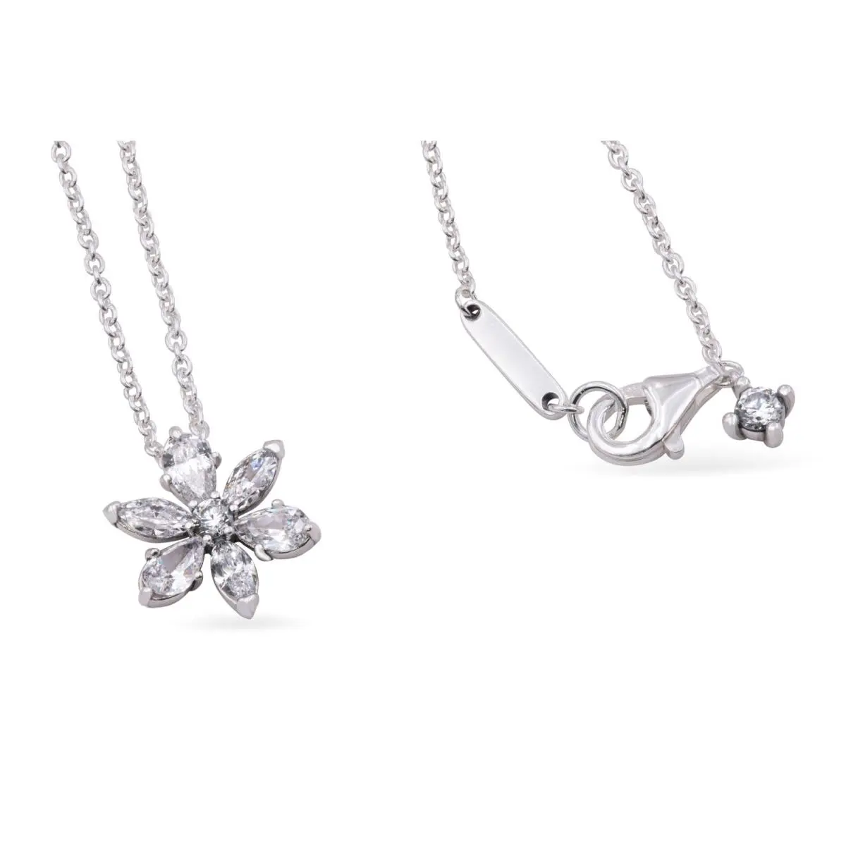 Pandora Sparkling Herbarium Cluster Pendant Necklace 392387C01-45