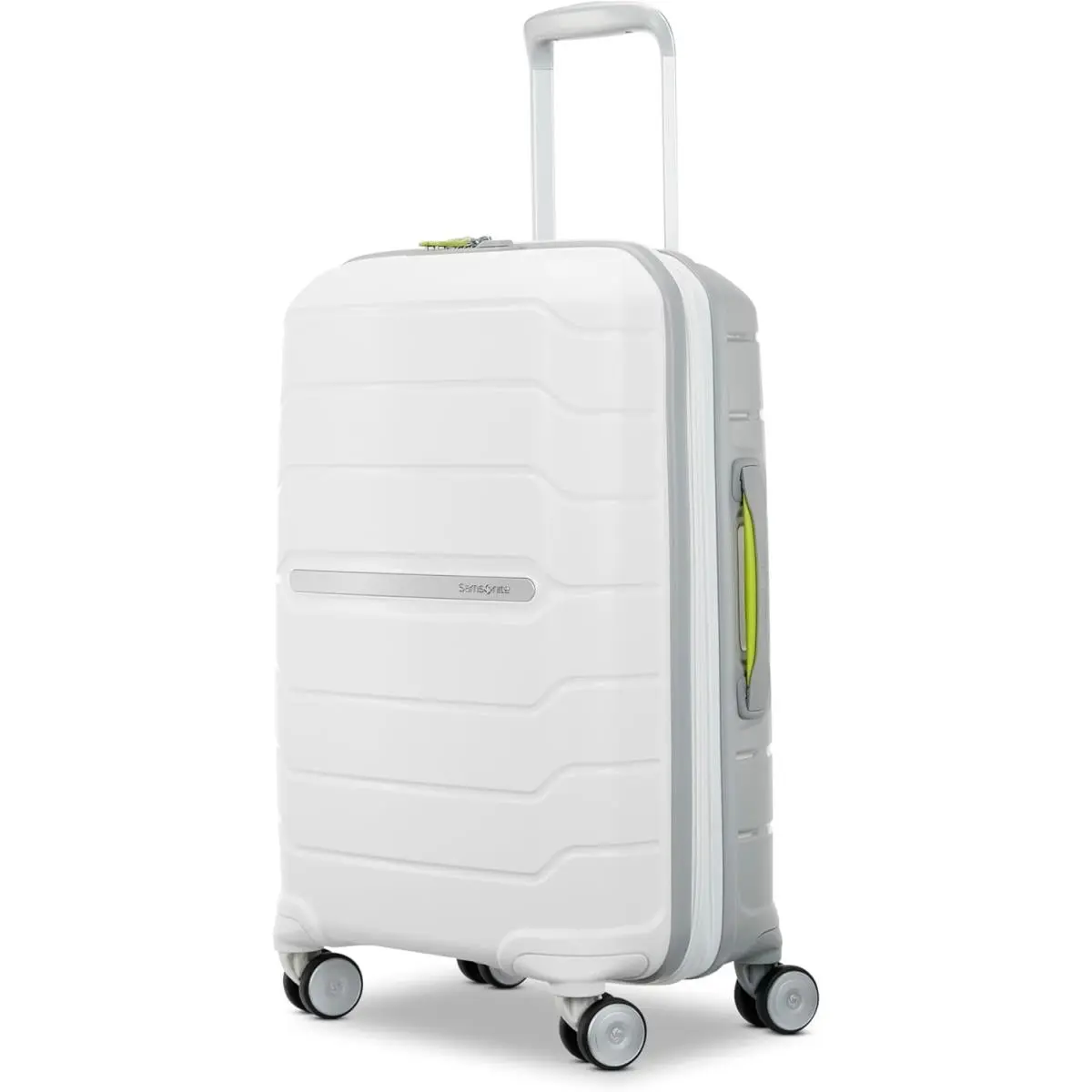 Samsonite Freeform Hardside Carry-on Luggage 23 in w/ Spinner Wheels White/grey
