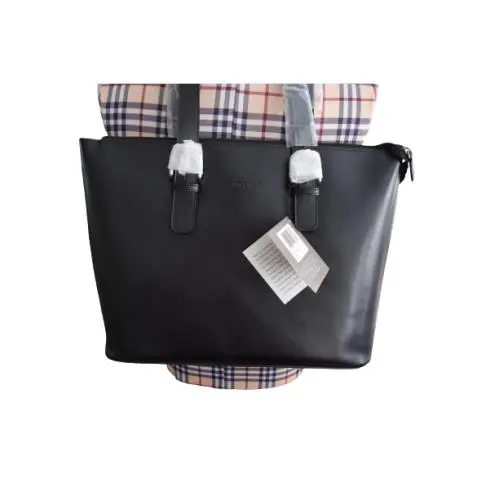 Black Patent Leather Laptop Notebook Shoulder Tote Bag Business Case by Samsonite