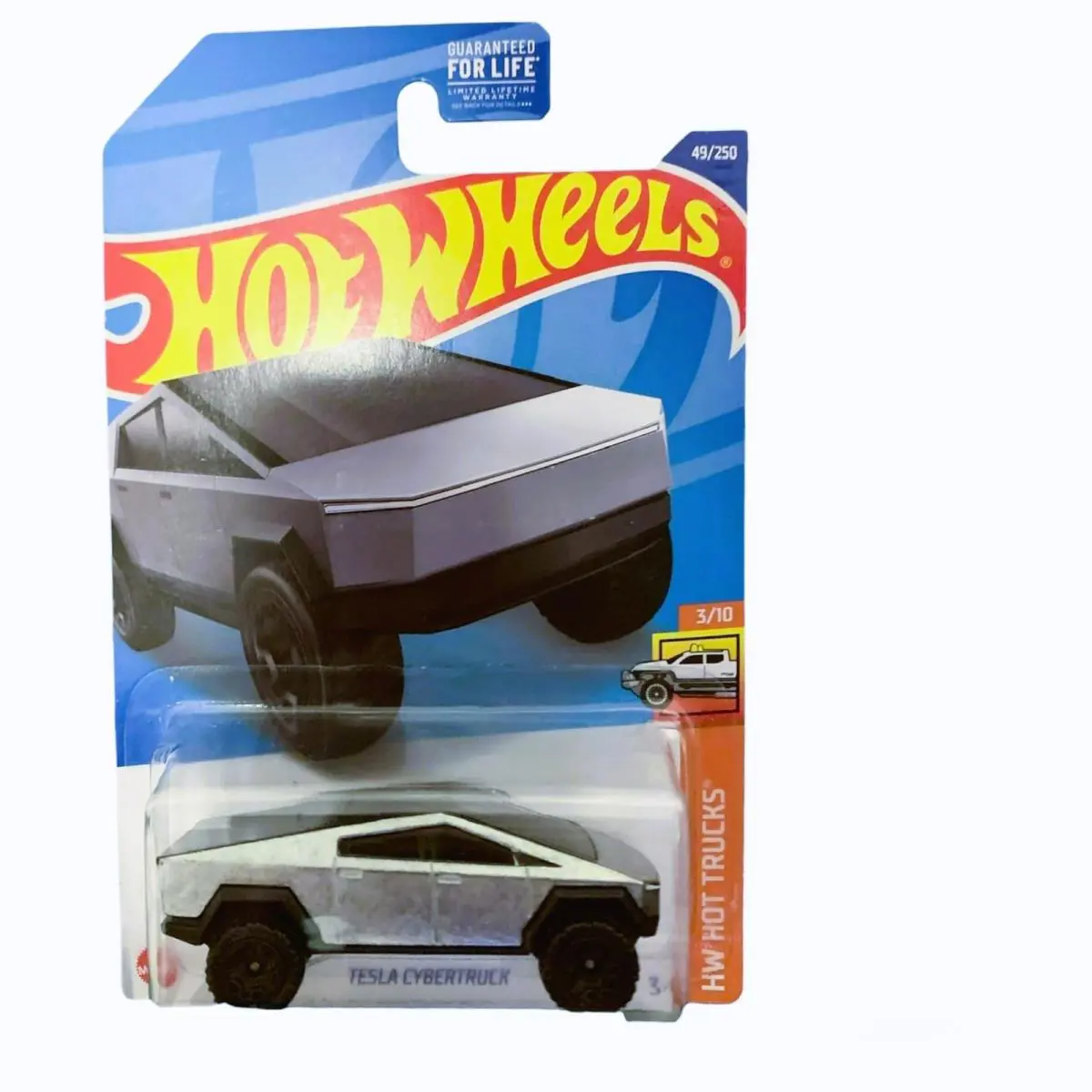 Hot Wheels 2022 Tesla Cybertruck Black Non-riding Toy Vehicle Model