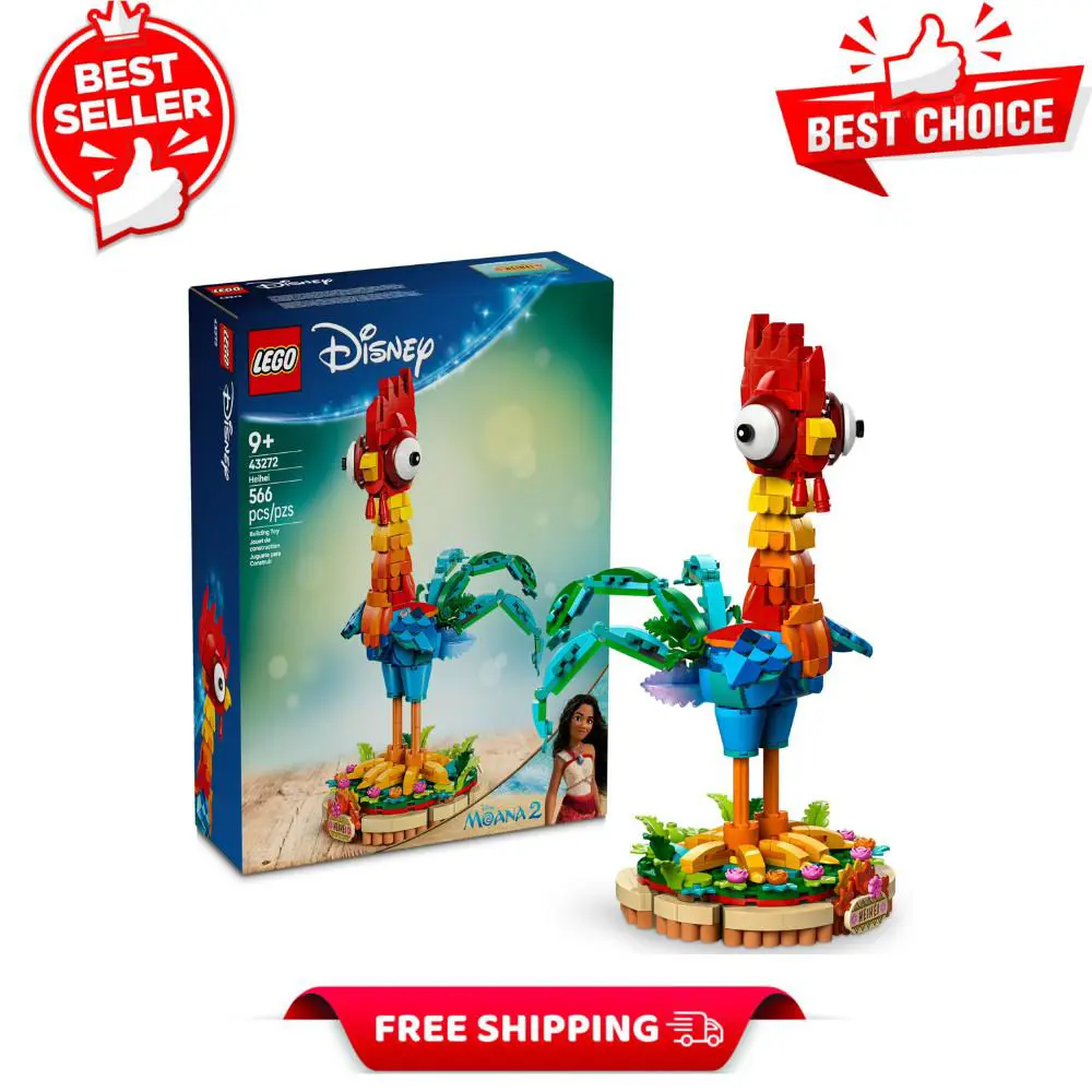 Lego Disney Moana 2 Heihei Buildable Figure Toy 566 Piece Gift For Birthdays