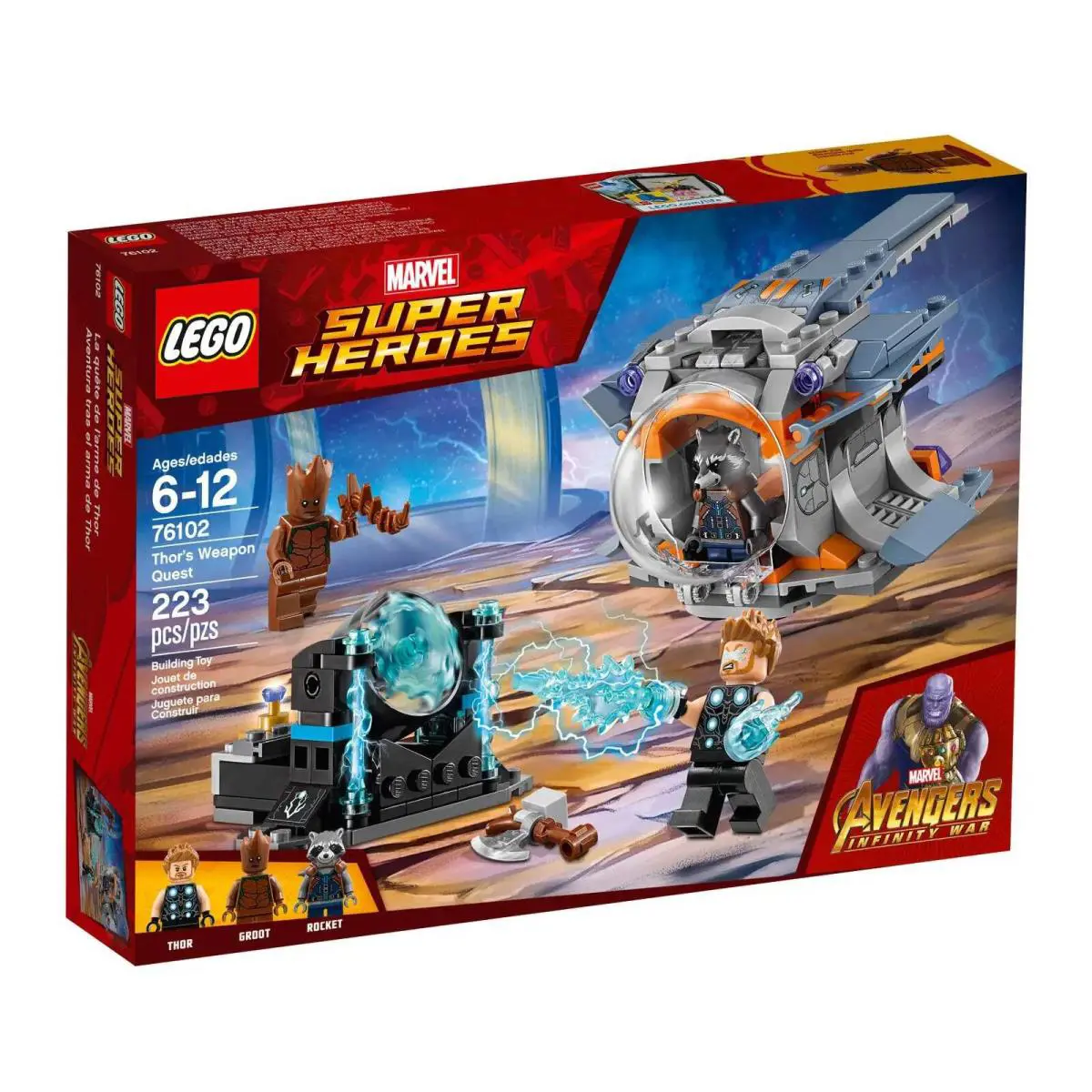 Lego Marvel Thor`s Weapon Quest Set 76102