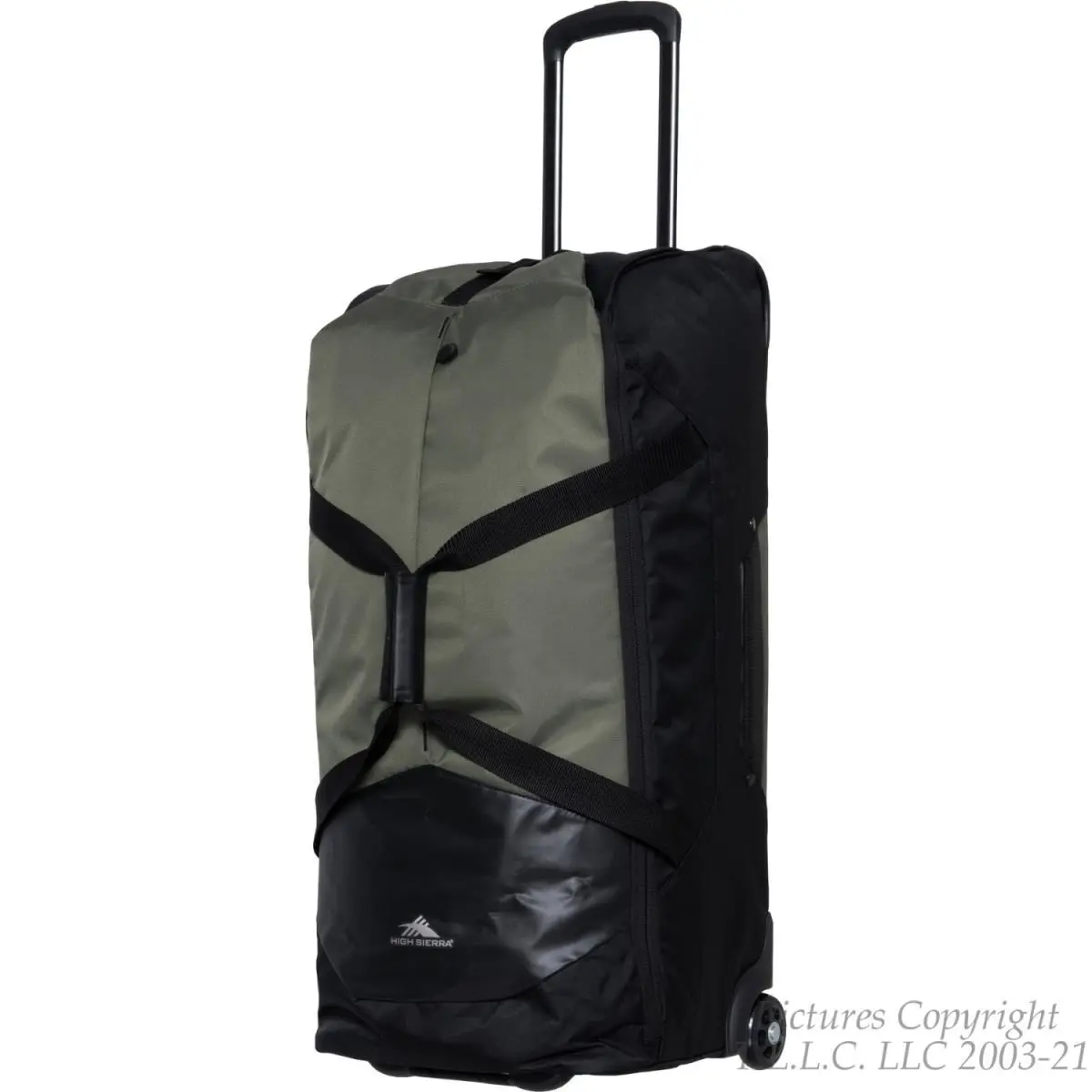 by Samsonite Wheeled 30 Forest Green High Sierra Duffel + Swiss Camo Knife