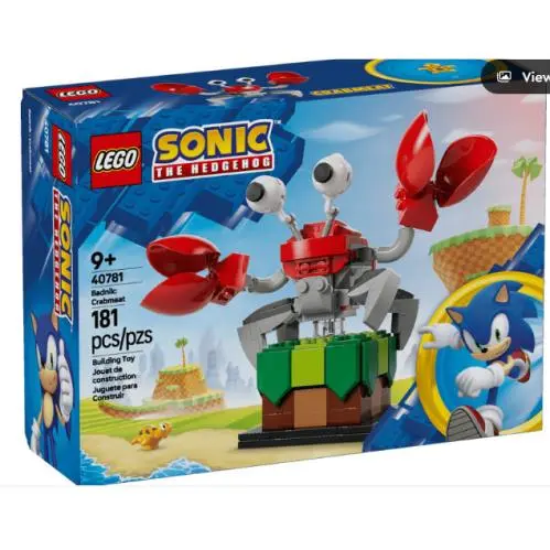 40781 Lego Sonic The Hedgehog Badnik Crabmeat Insiders Crab