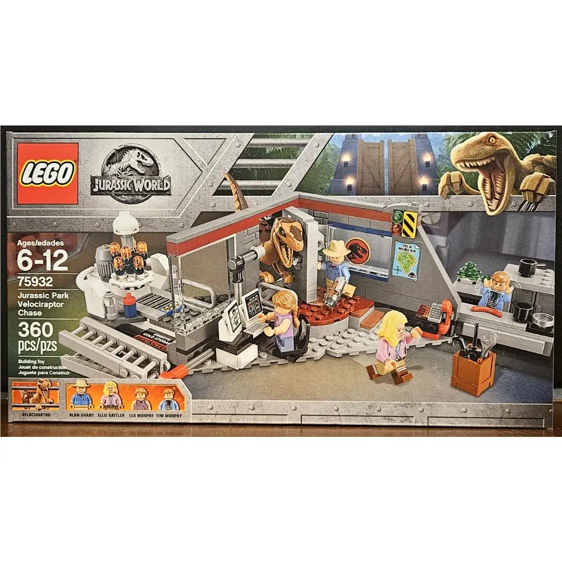 Lego Jurassic World Velociraptor Chase 75932