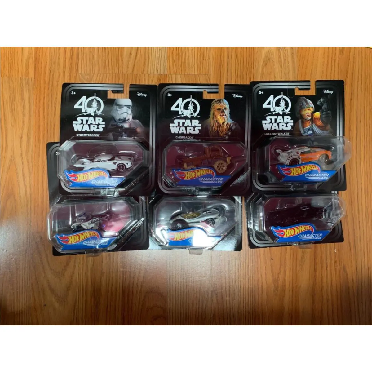 Hot Wheels Star Wars 40th Anniversary Set of 6