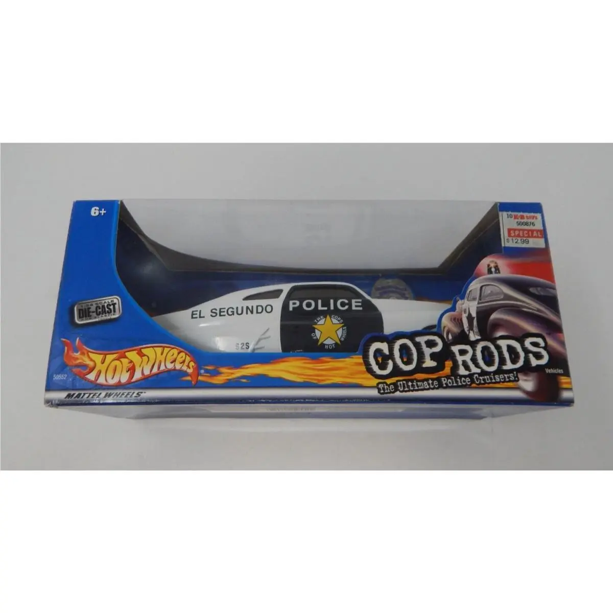 Mattel Hot Wheels Cop Rods 1949 Merc El Segundo Police Die-cast 1:24 Toy Car