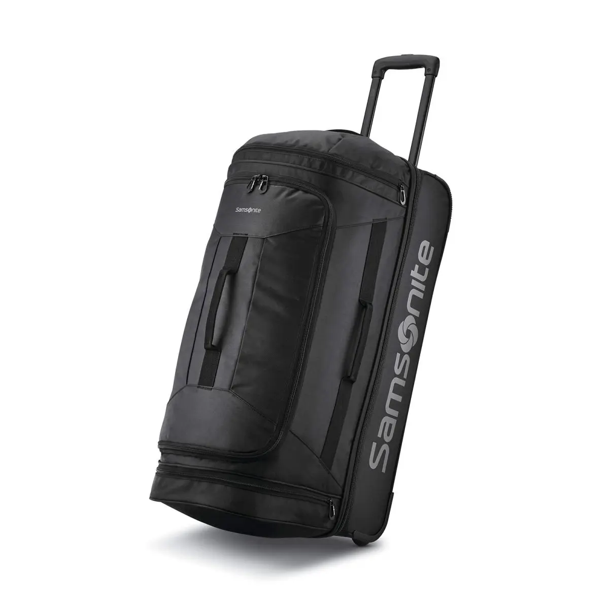 Samsonite Andante 2 Wheeled Rolling Duffel Bag All Black 28-Inch