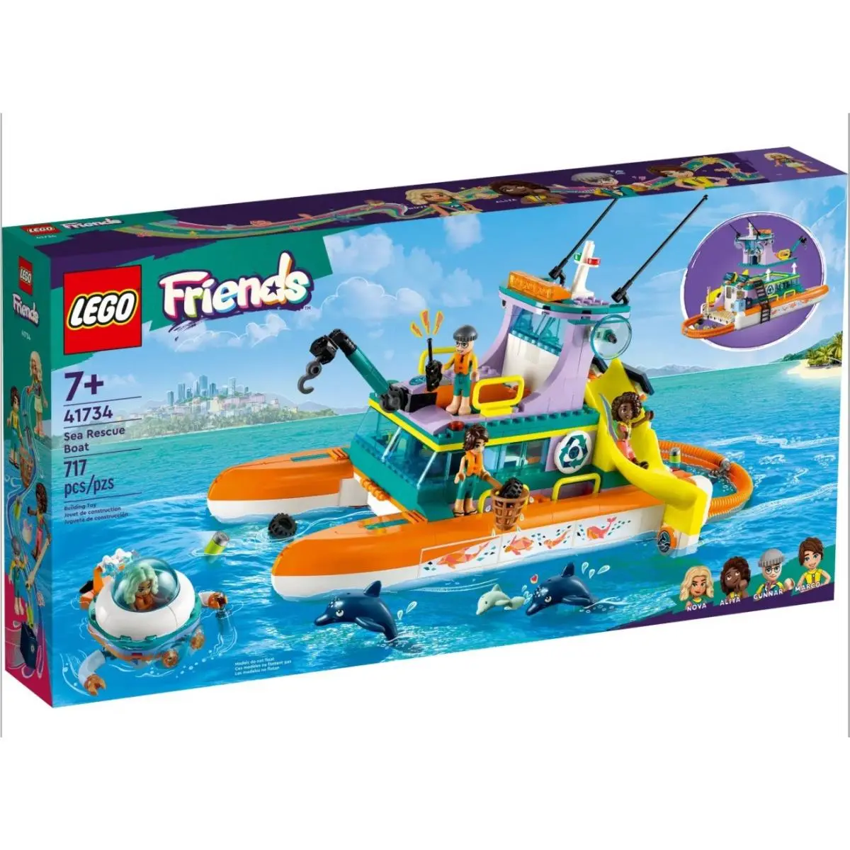 Lego Friends Sea Rescue Boat Retired Set 41734 Retired