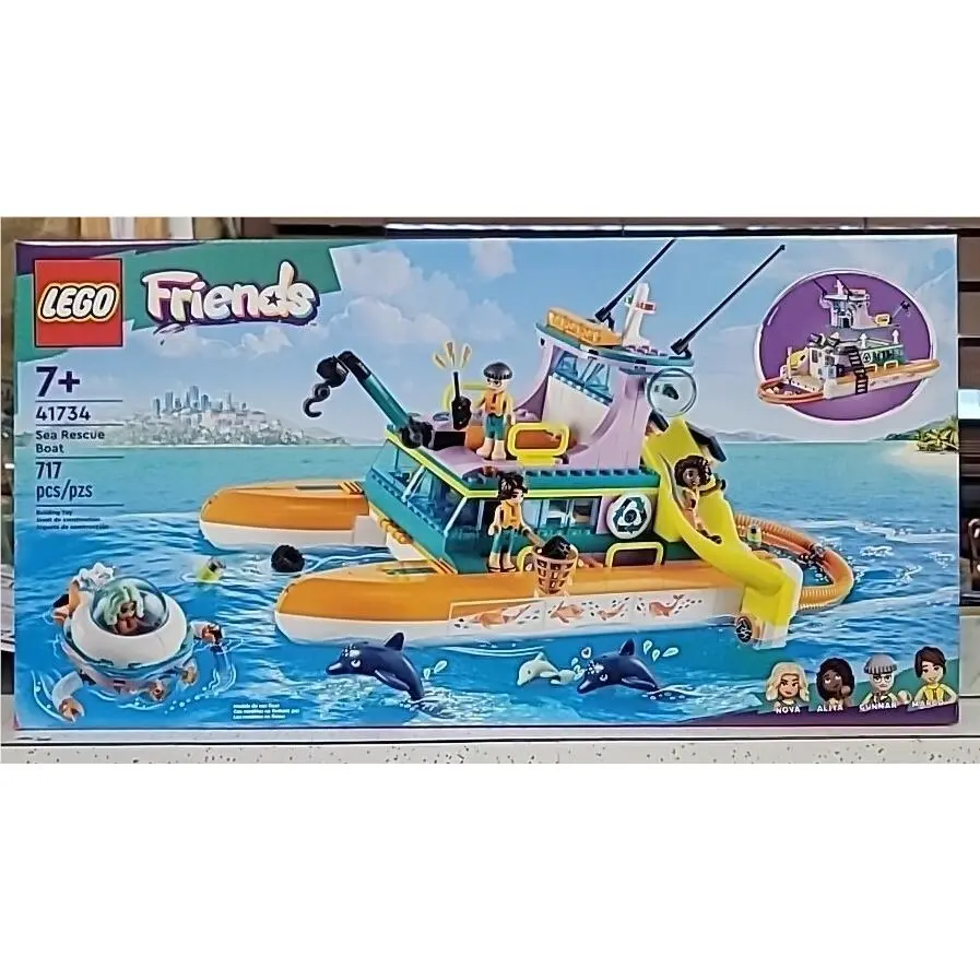 Lego® Friends Sea Rescue Boat 41734 - 7+ - 717 Pieces