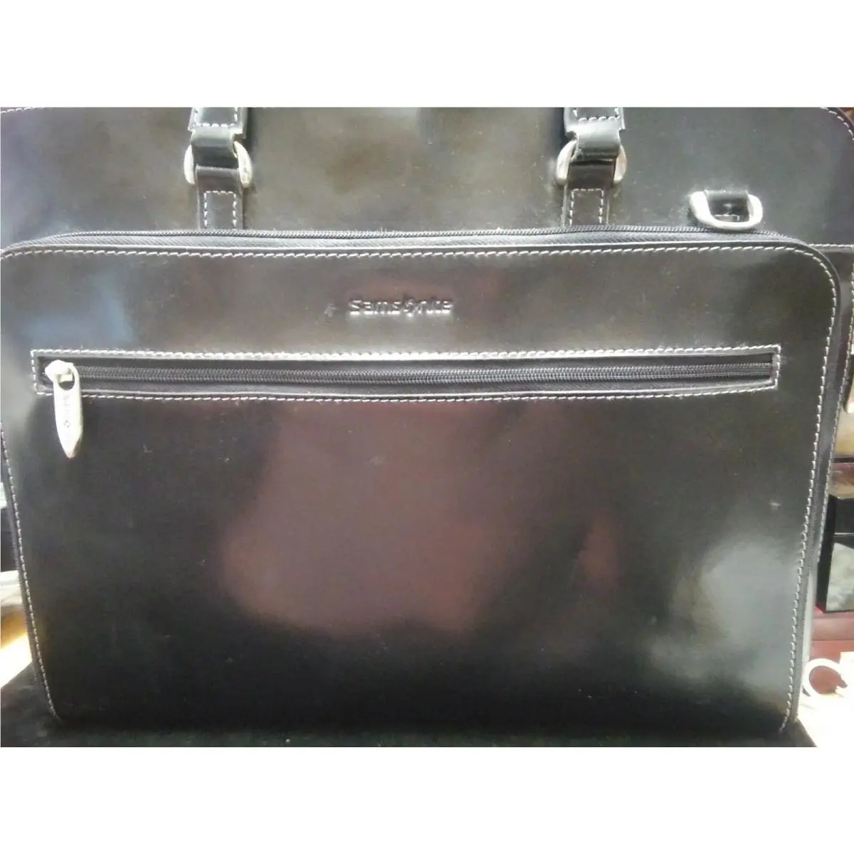 Samsonite Women`s Leather Black Tote Bag