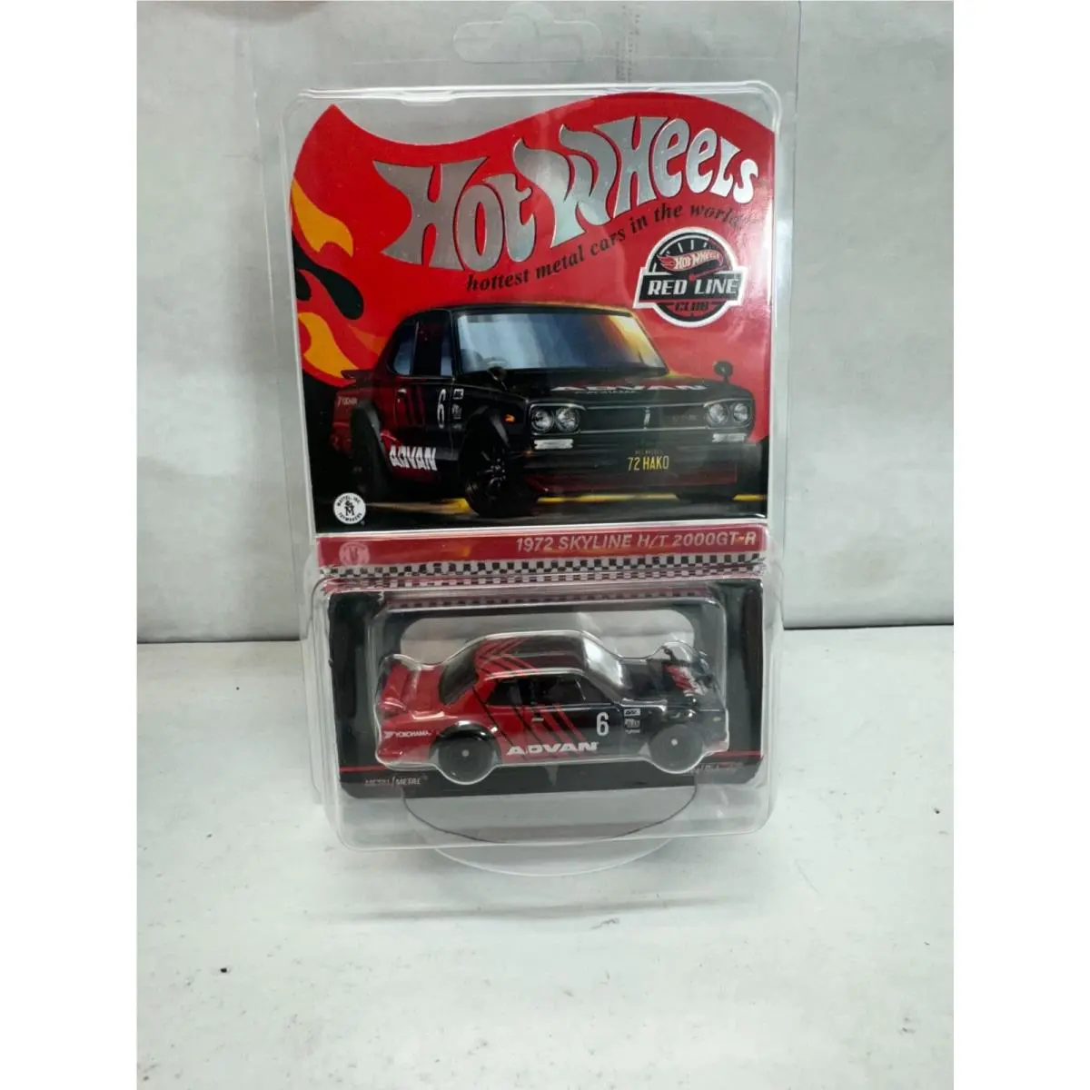 Hot Wheels Rlc 1972 Skyline H/t 2000GT-R 2024 Black /red Order IN Hands