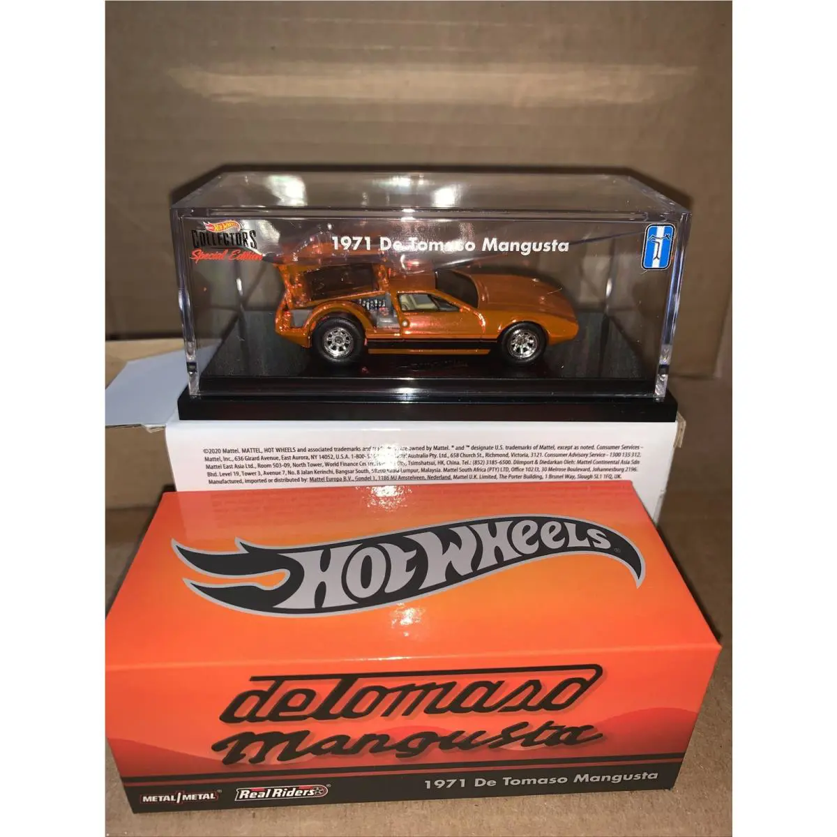 Hot Wheels Rlc Special Edition 1971 De Tomaso Mangusta In Hand