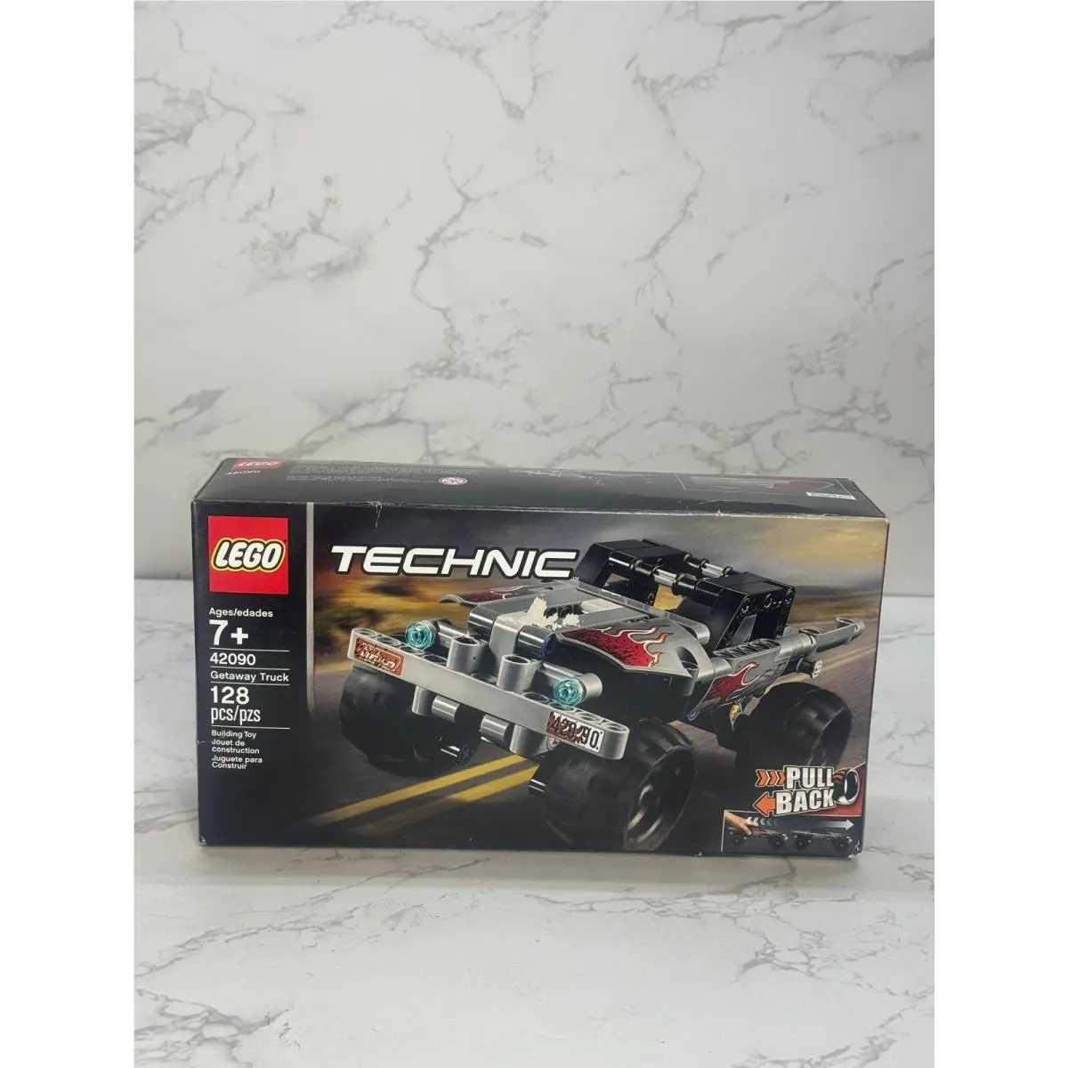 Lego Technic Getaway Truck 42090 Pull Back Building Kit 128 Pieces