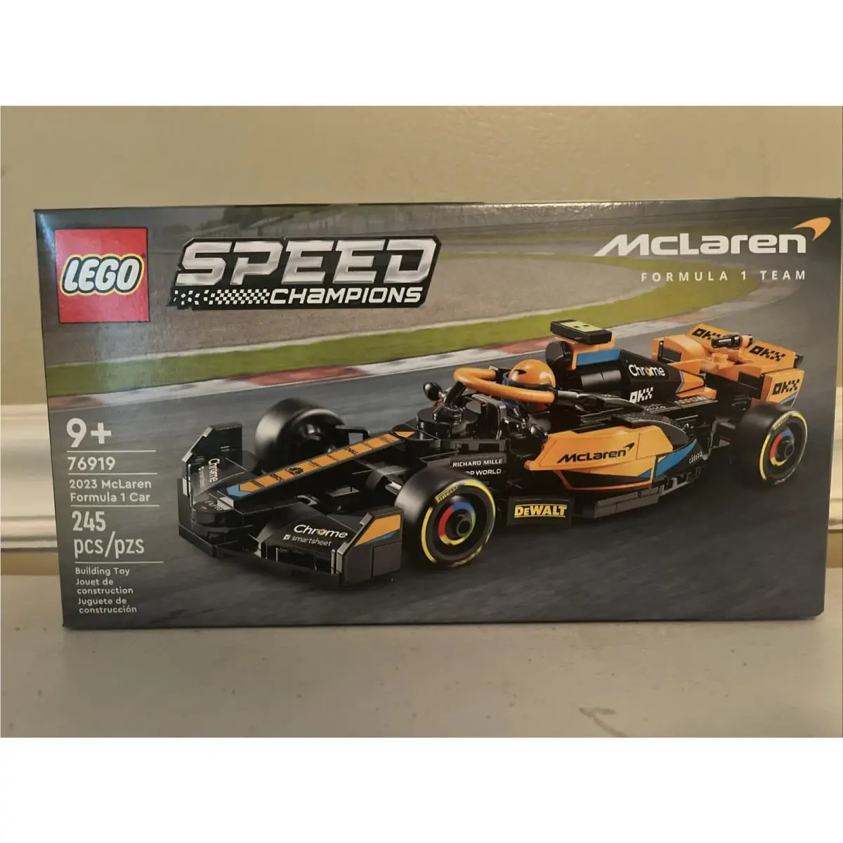 Lego Speed Champions: 245pc. 2023 Mclaren Formula 1 Car Building Set 76919