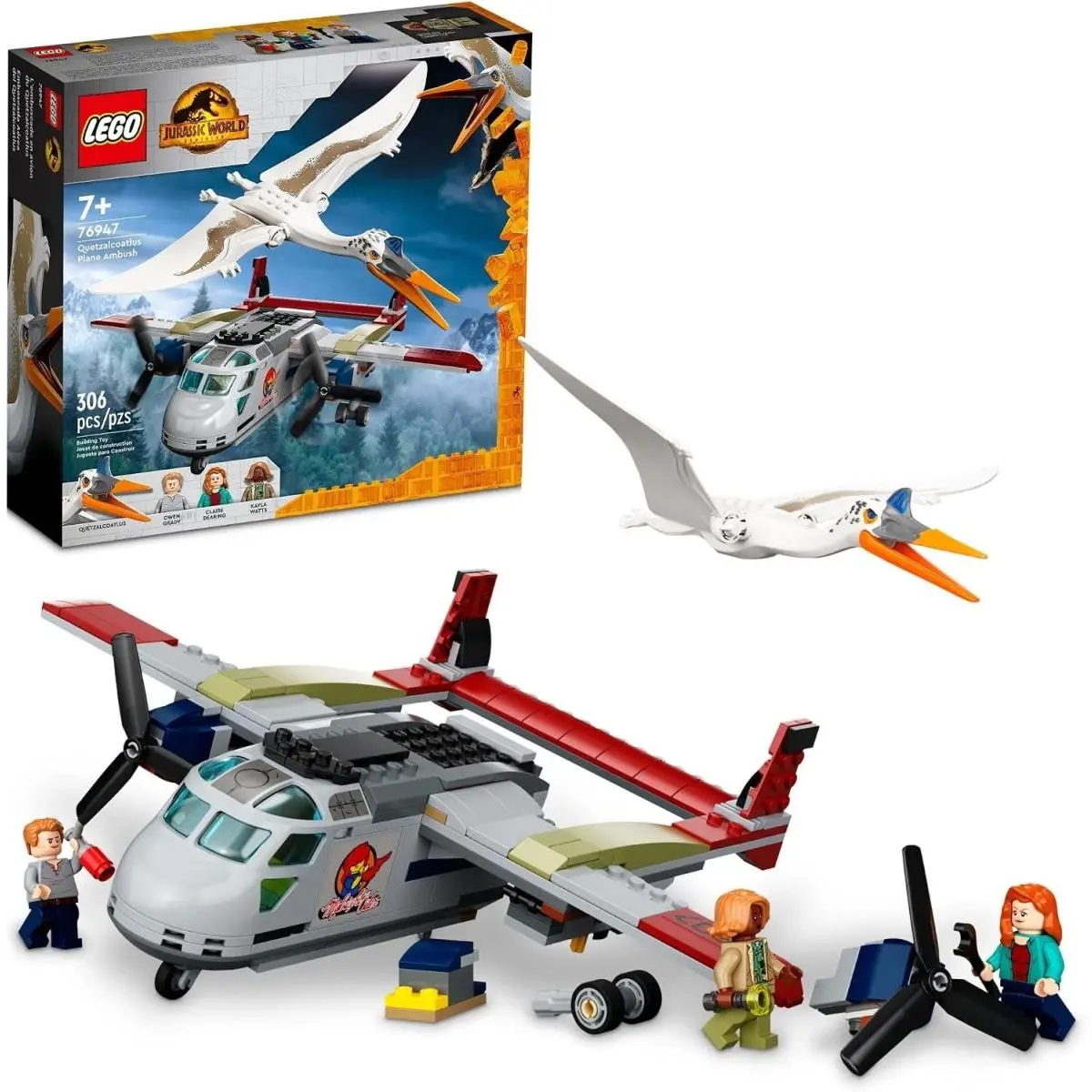 Lego 76947 Jurassic World Dominion Quetzalcoatlus Plane Ambush