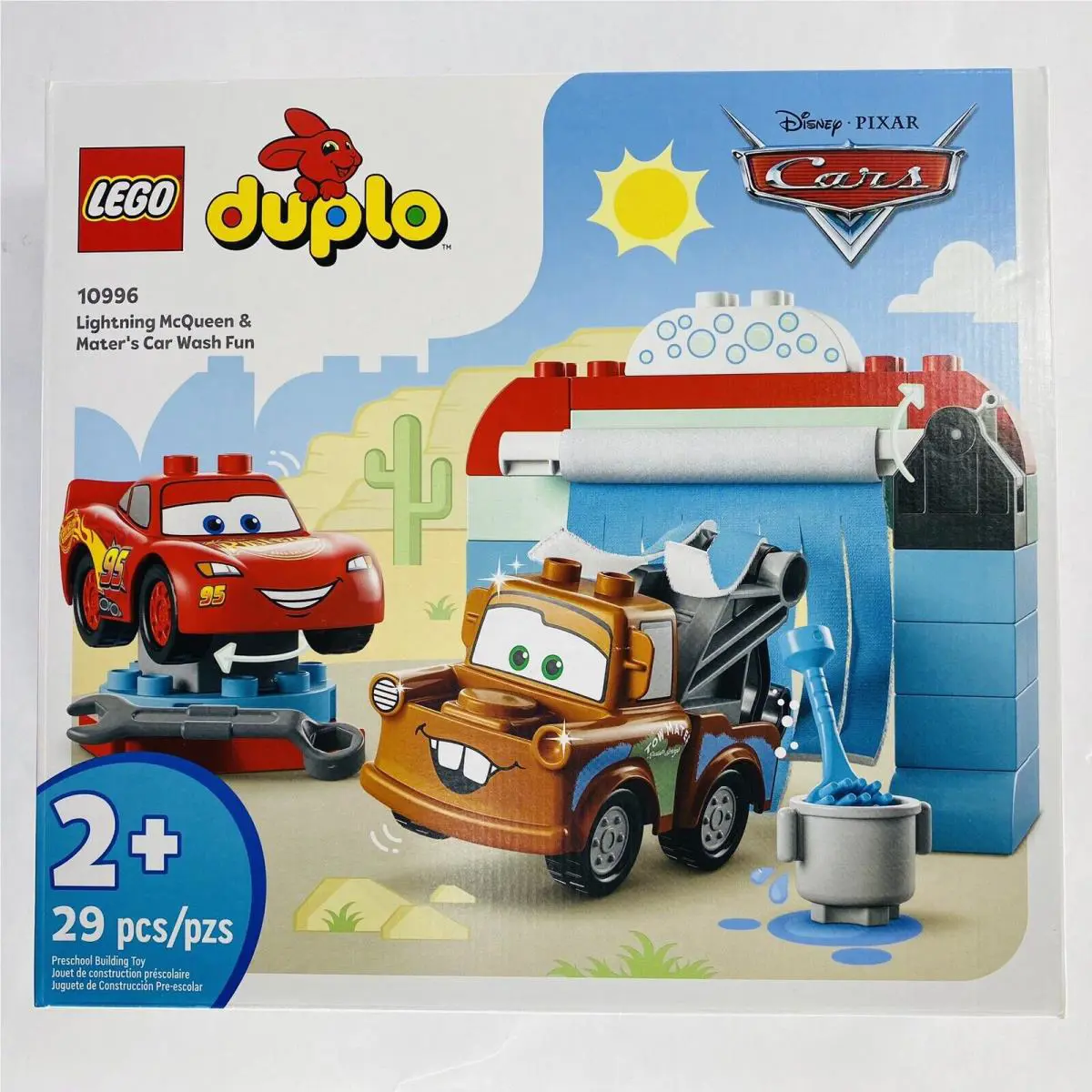 Lego Duplo 10996 Disney Pixar Cars Lightning Mcqueen Mater`s Car Wash