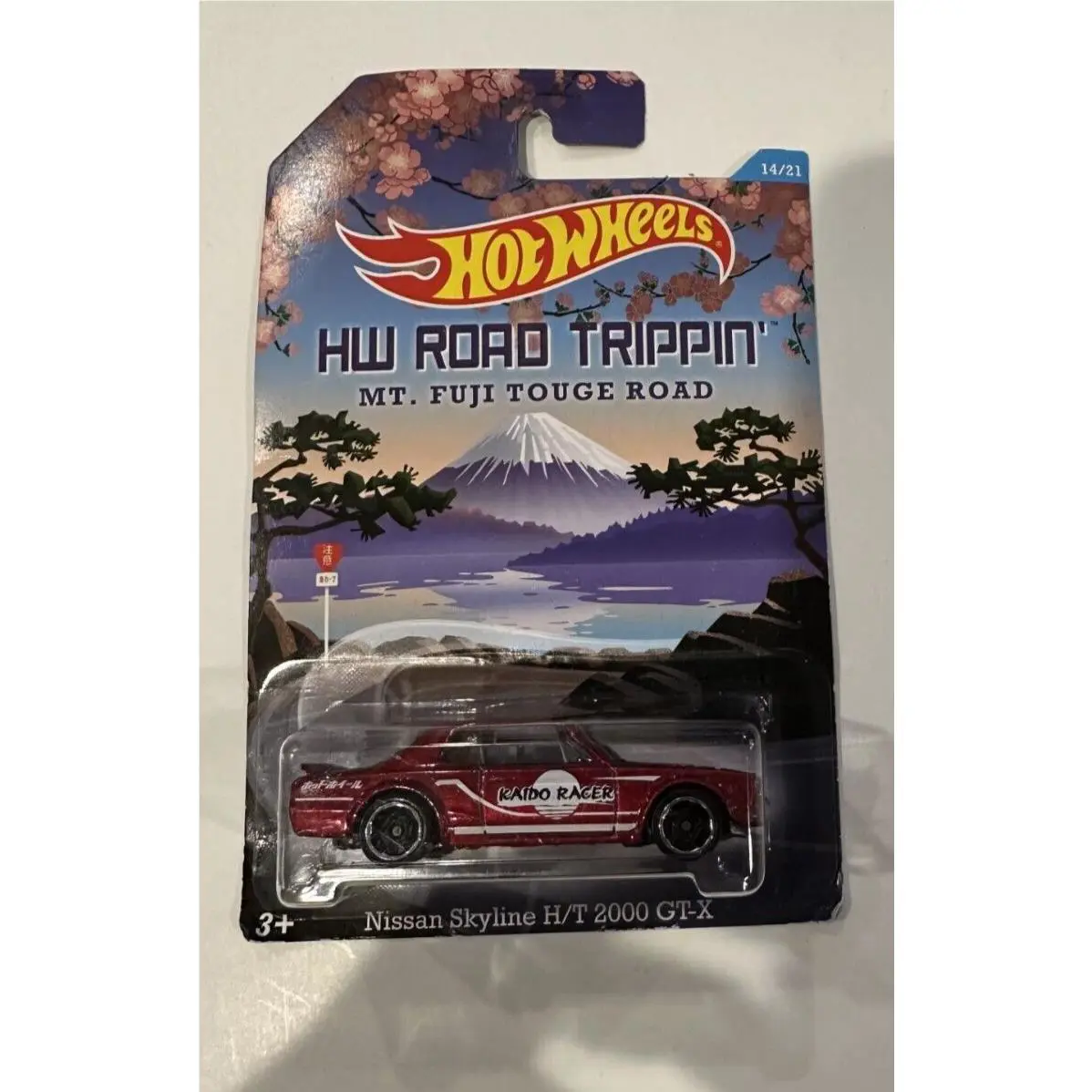 2014 Hot Wheels Nisssan Skyline H/t 2000 Gt-x HW Road Trippin` Mt. Fuji Touge Rd
