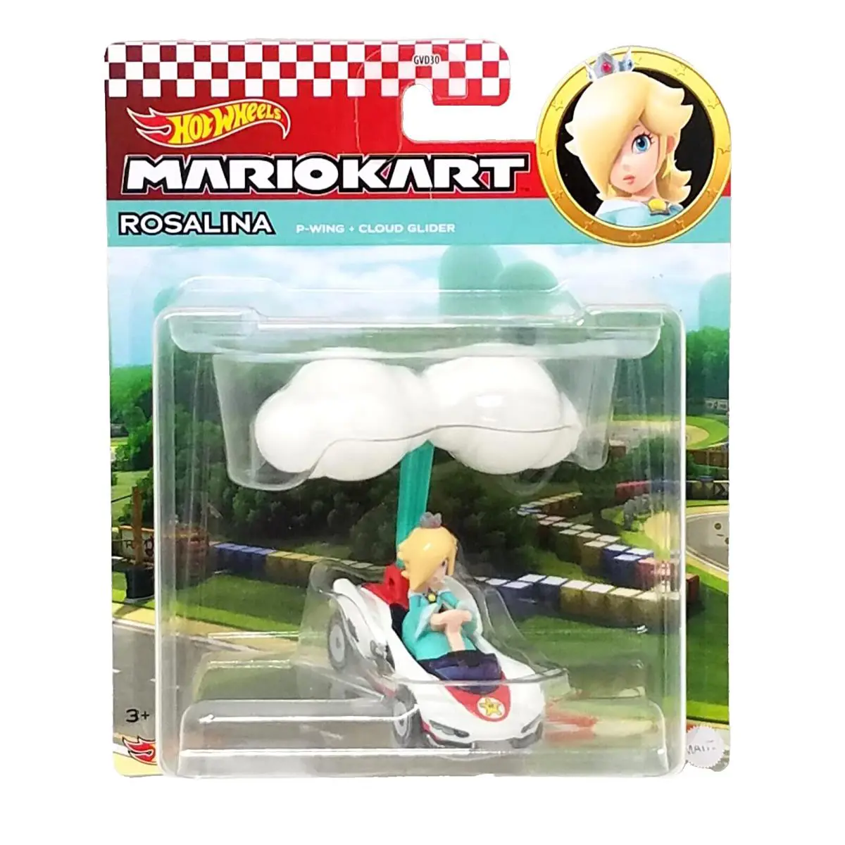 Rosalina Hot Wheels Mario Kart P-wing Cloud Glider Mariokart Nrfb
