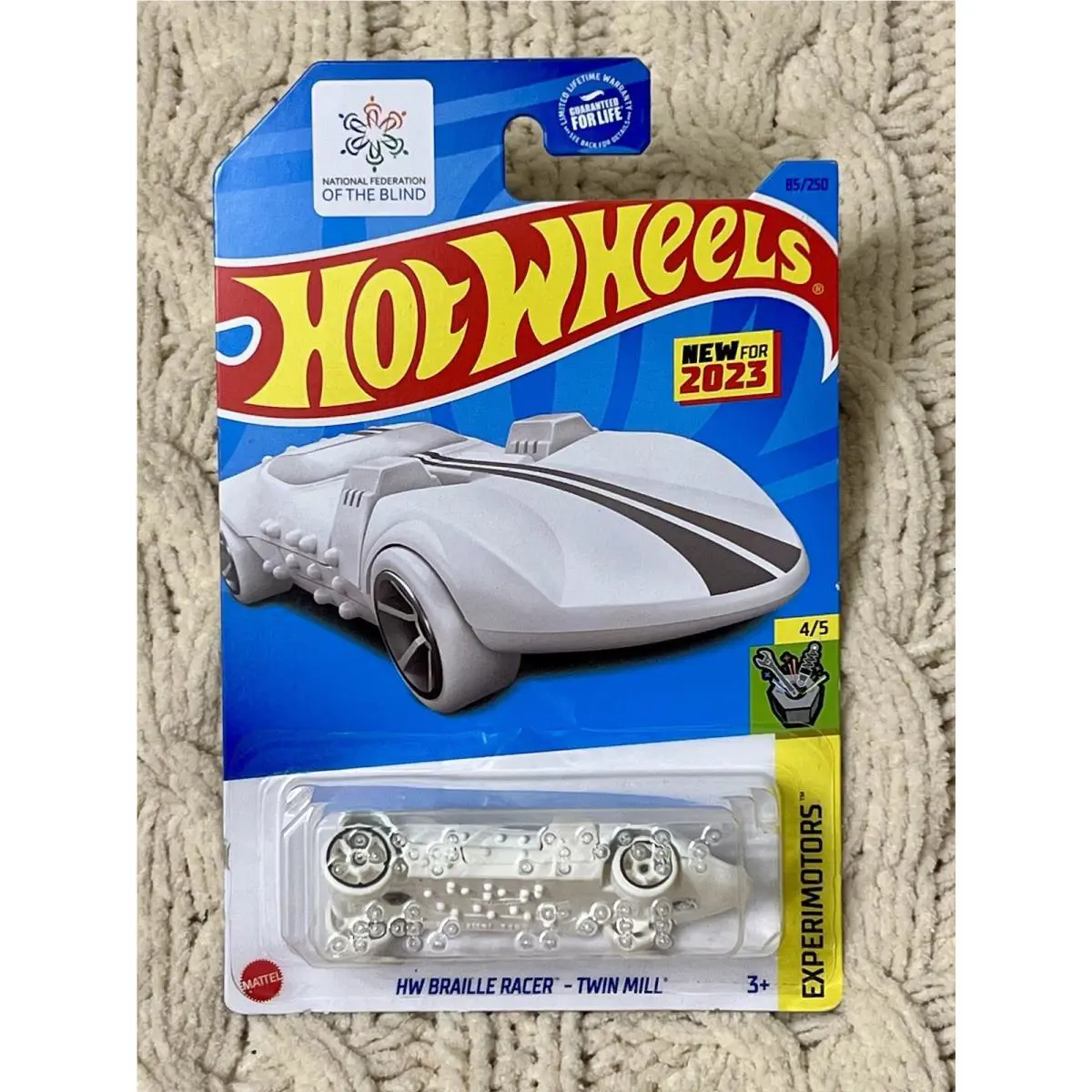 Hot Wheels HW Braille Racer Twin Mill First Ever Car For The Blind 2023 Diecast
