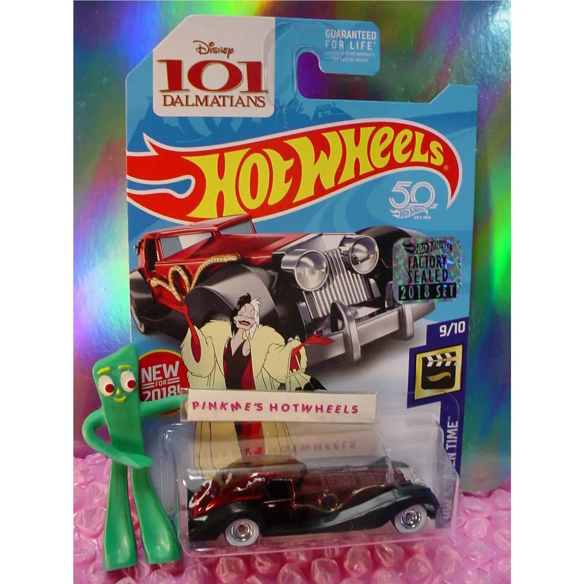 Hot Wheels Super Treasure Hunt 101 Dalmations Cruella DE Vil Factory∞protecto