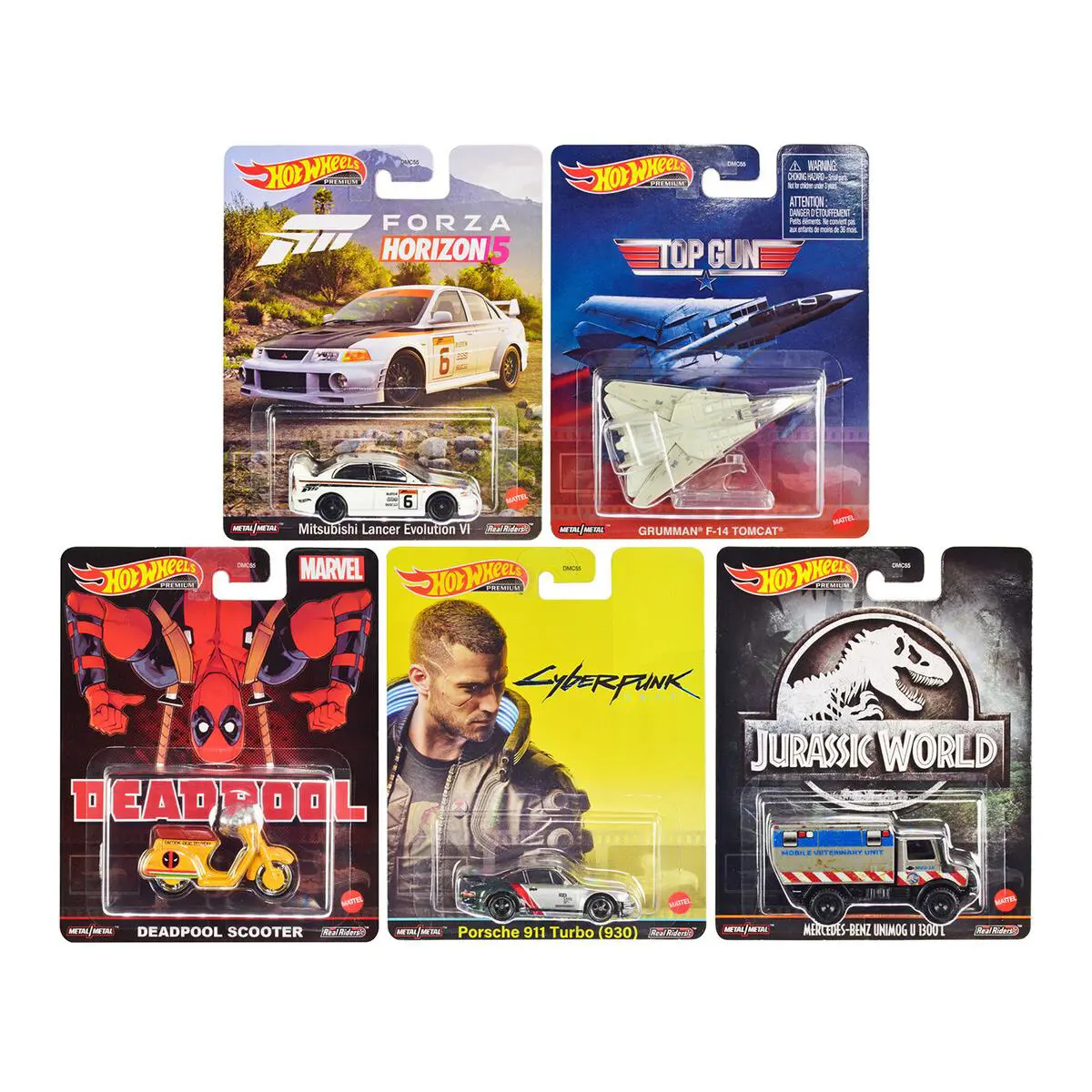 Hot Wheels 2022 Retro Entertainment K Case Set of 5 Cars In-stock DMC55-957K