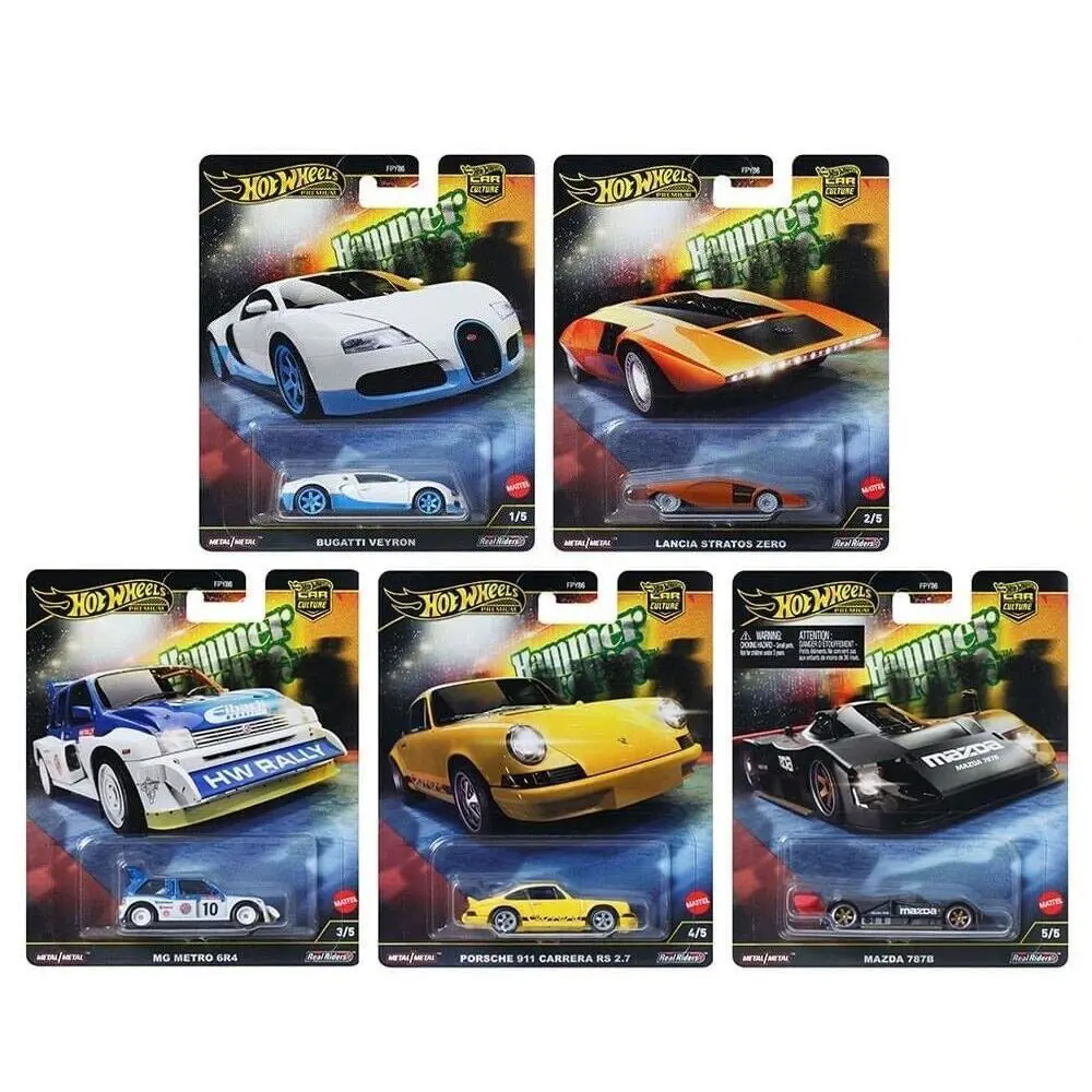 2025 Hot Wheels Premium Car Culture Hammer Drop Complete Set of 5 FPY86-961F