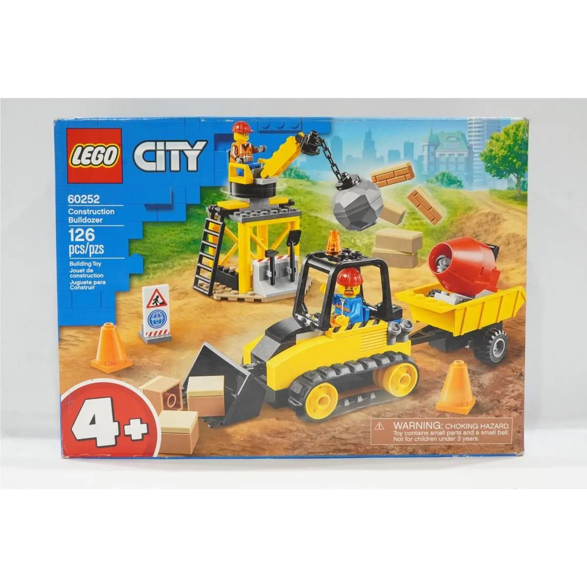 Lego 60252 City Construction Bulldozer Retired Set